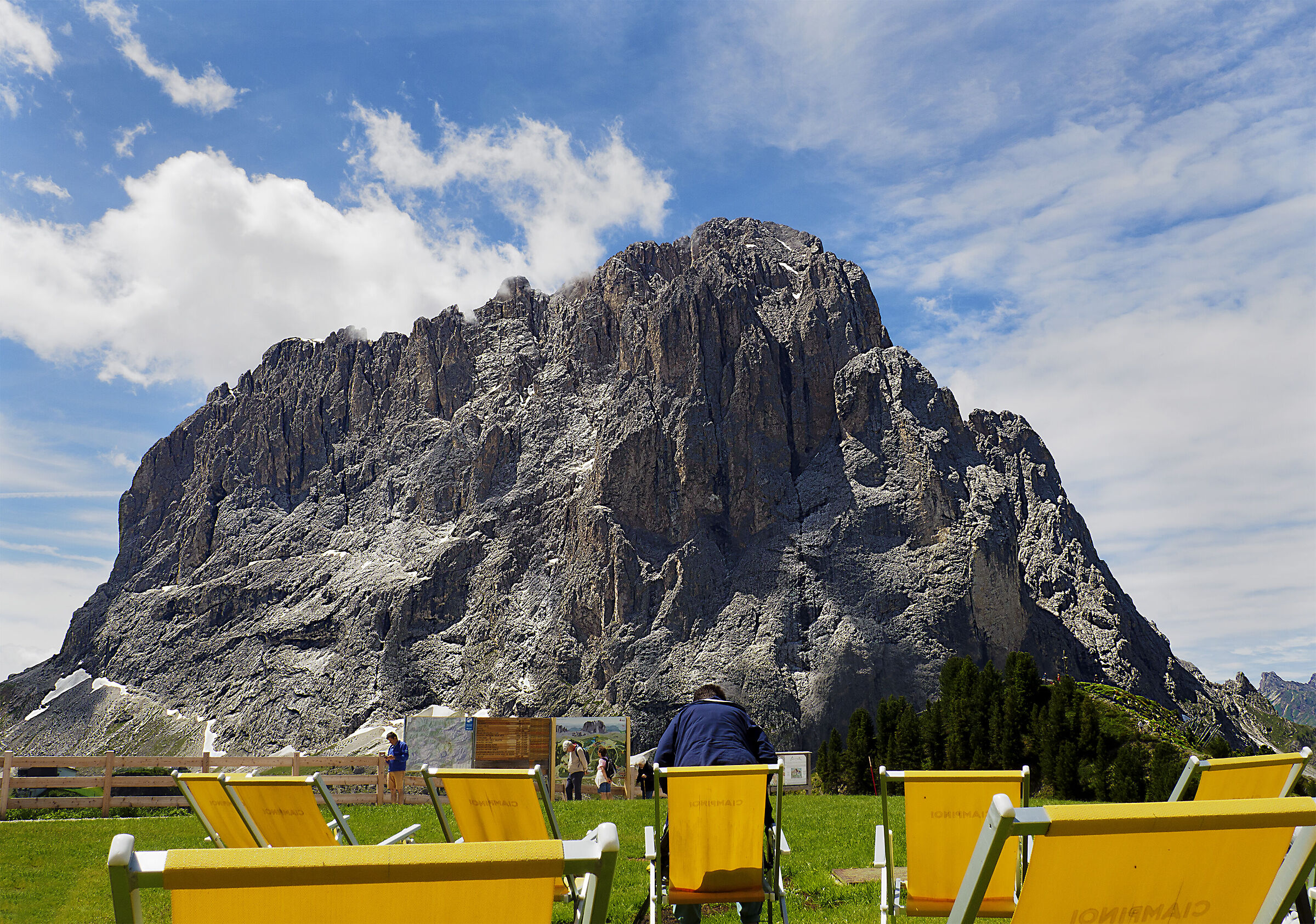 View of the Sasso Lungo