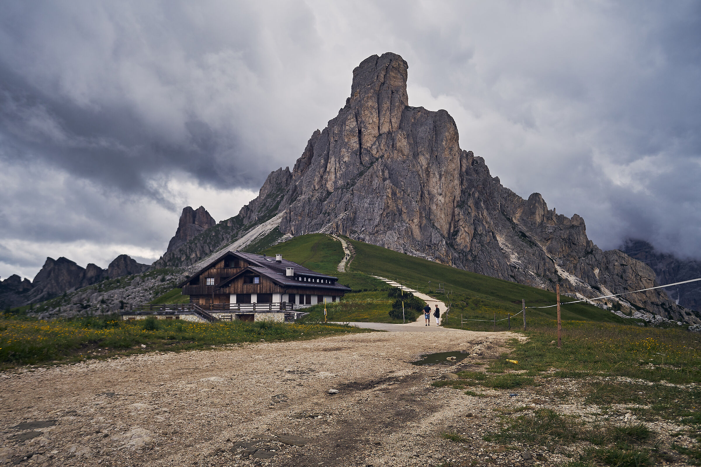 Panorama from giau pass
