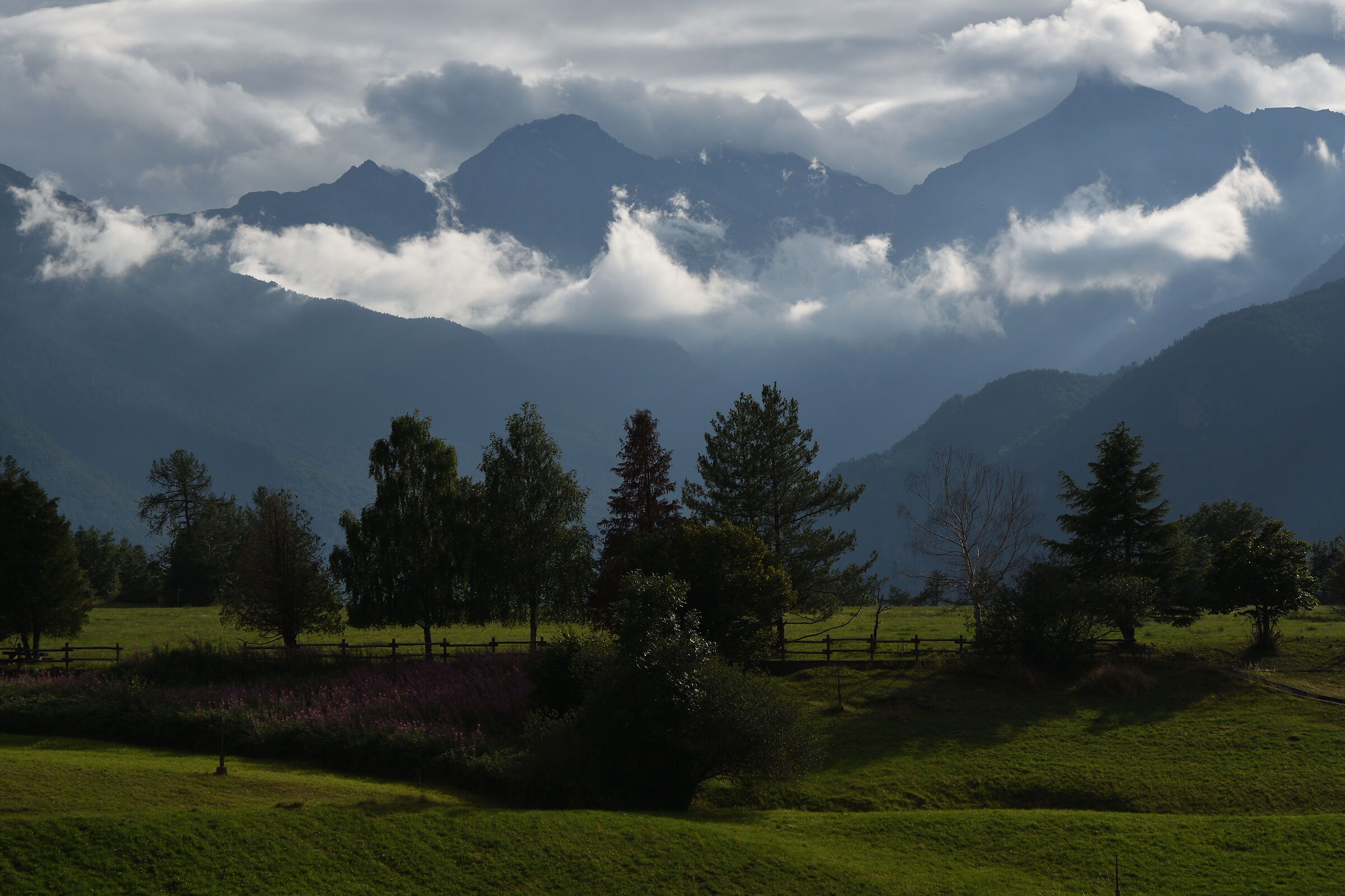 View from the Col d'Arlaz, Aosta Valley