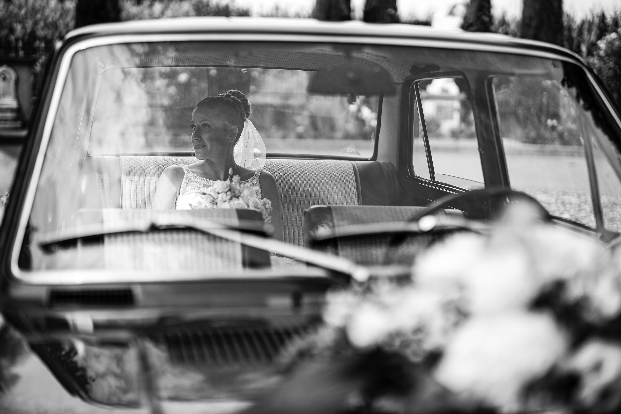 The arrival of the bride