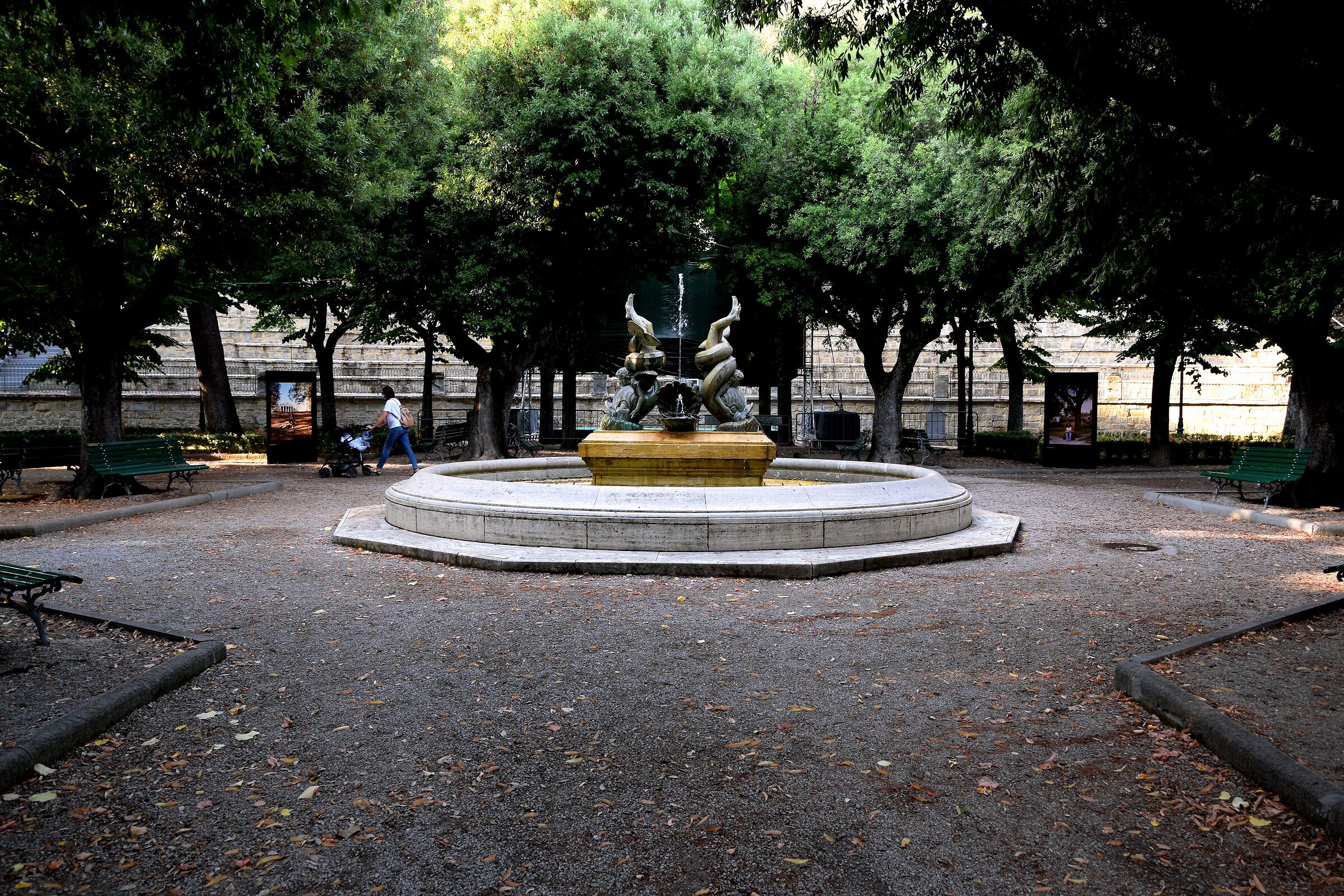 La fontana dei giardini