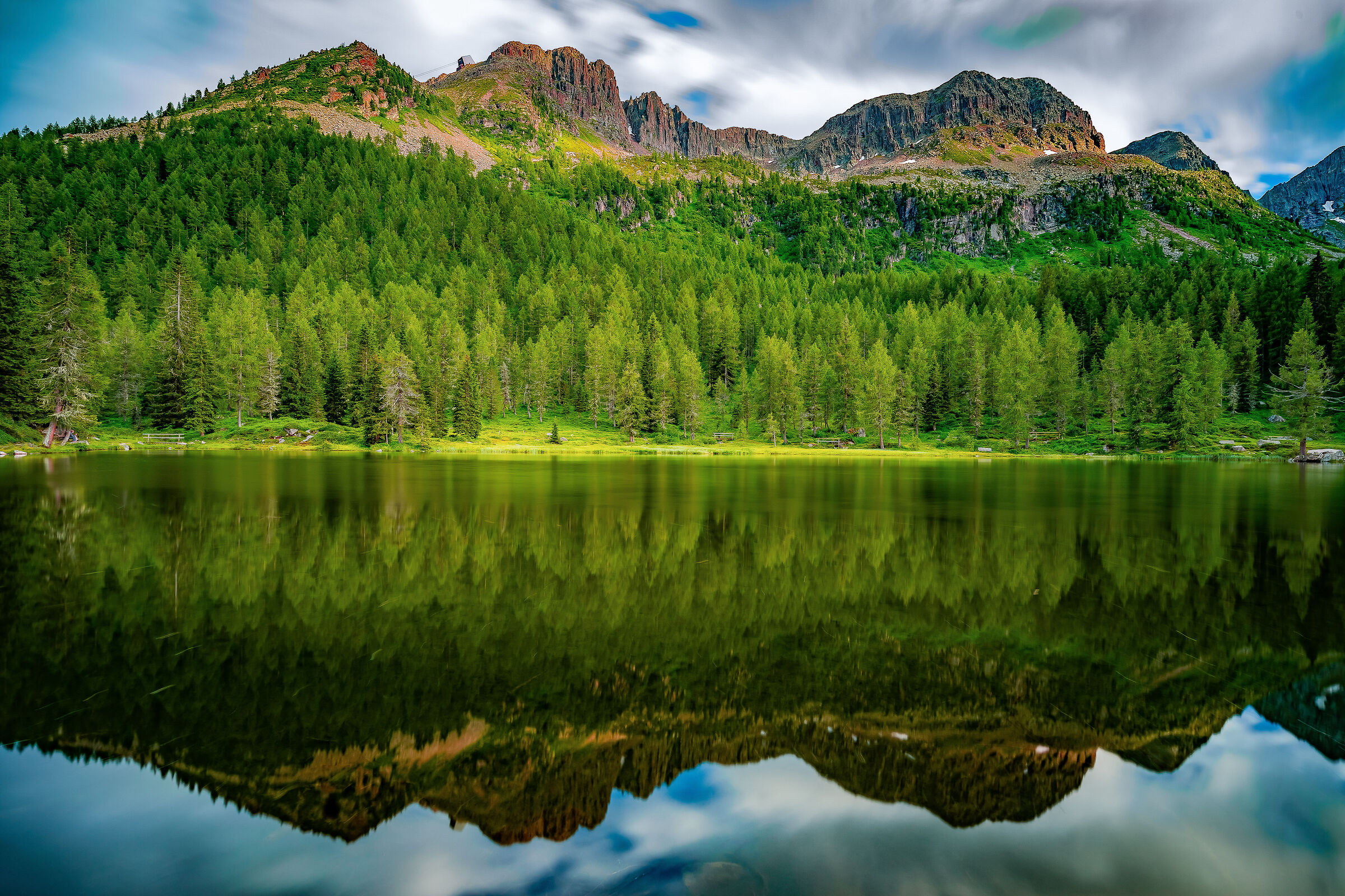 Lago see - passo San Pellegrino