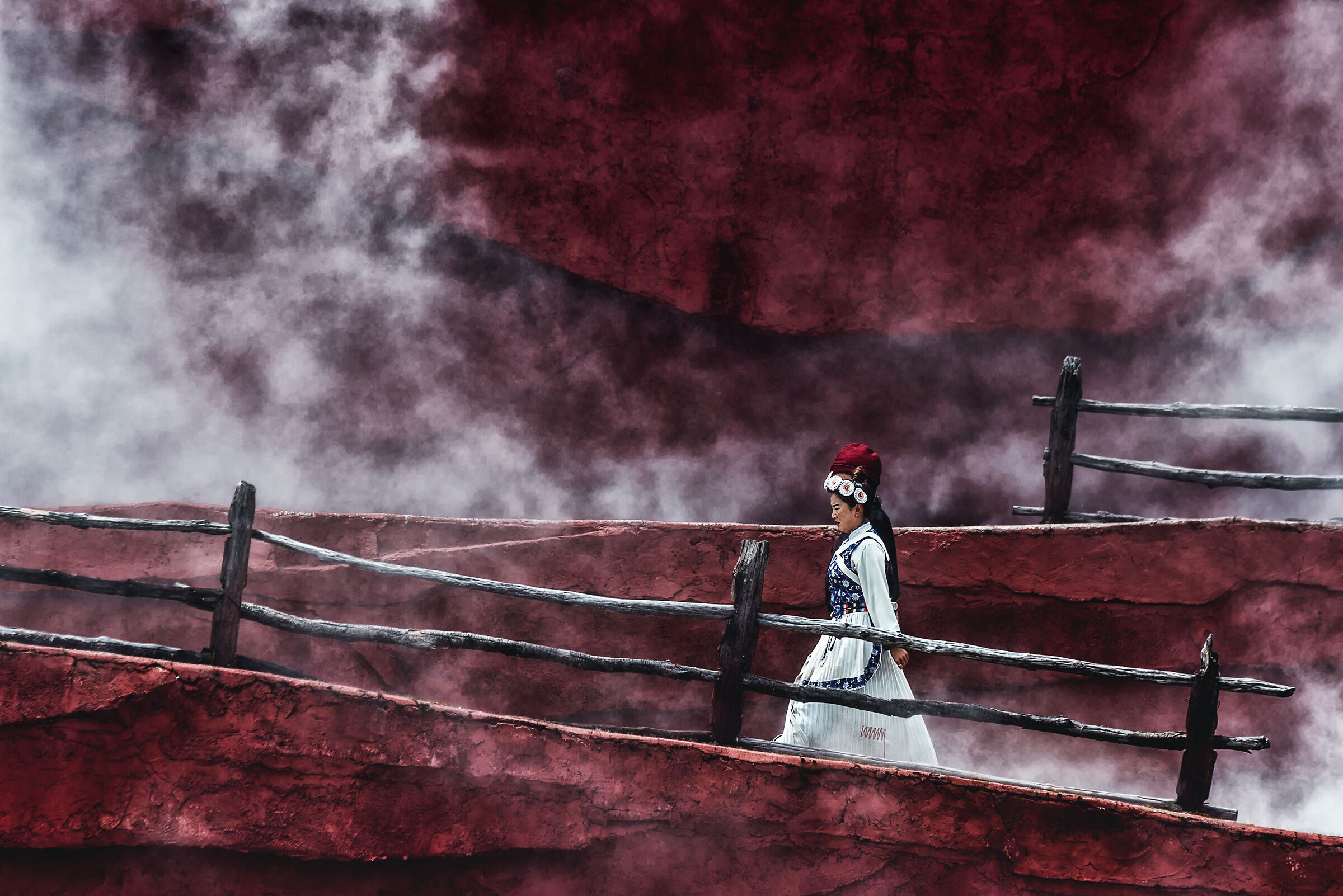 .: Double in the fog :.