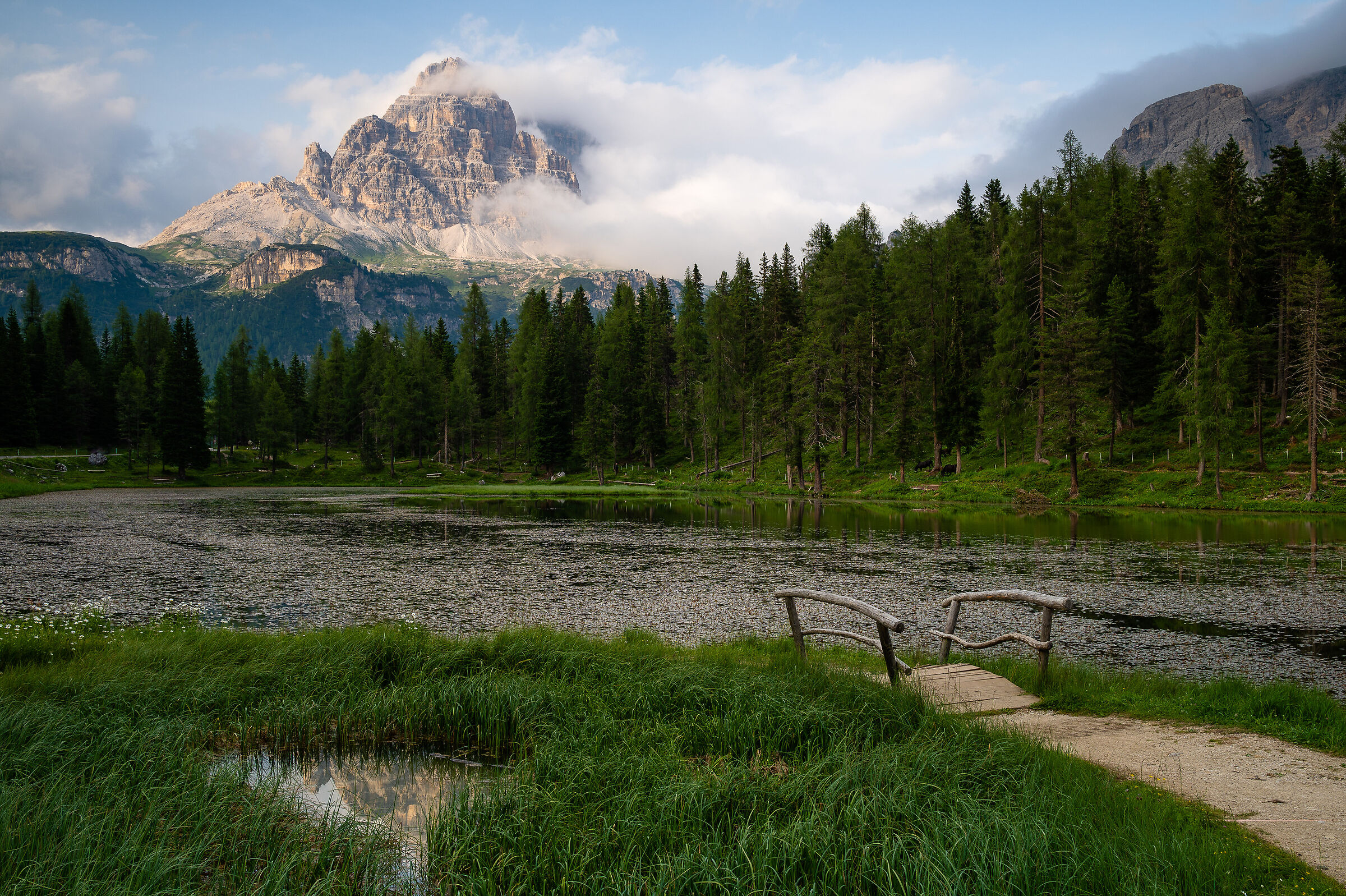 Lago di Antorno e Cime di Lavaredo
