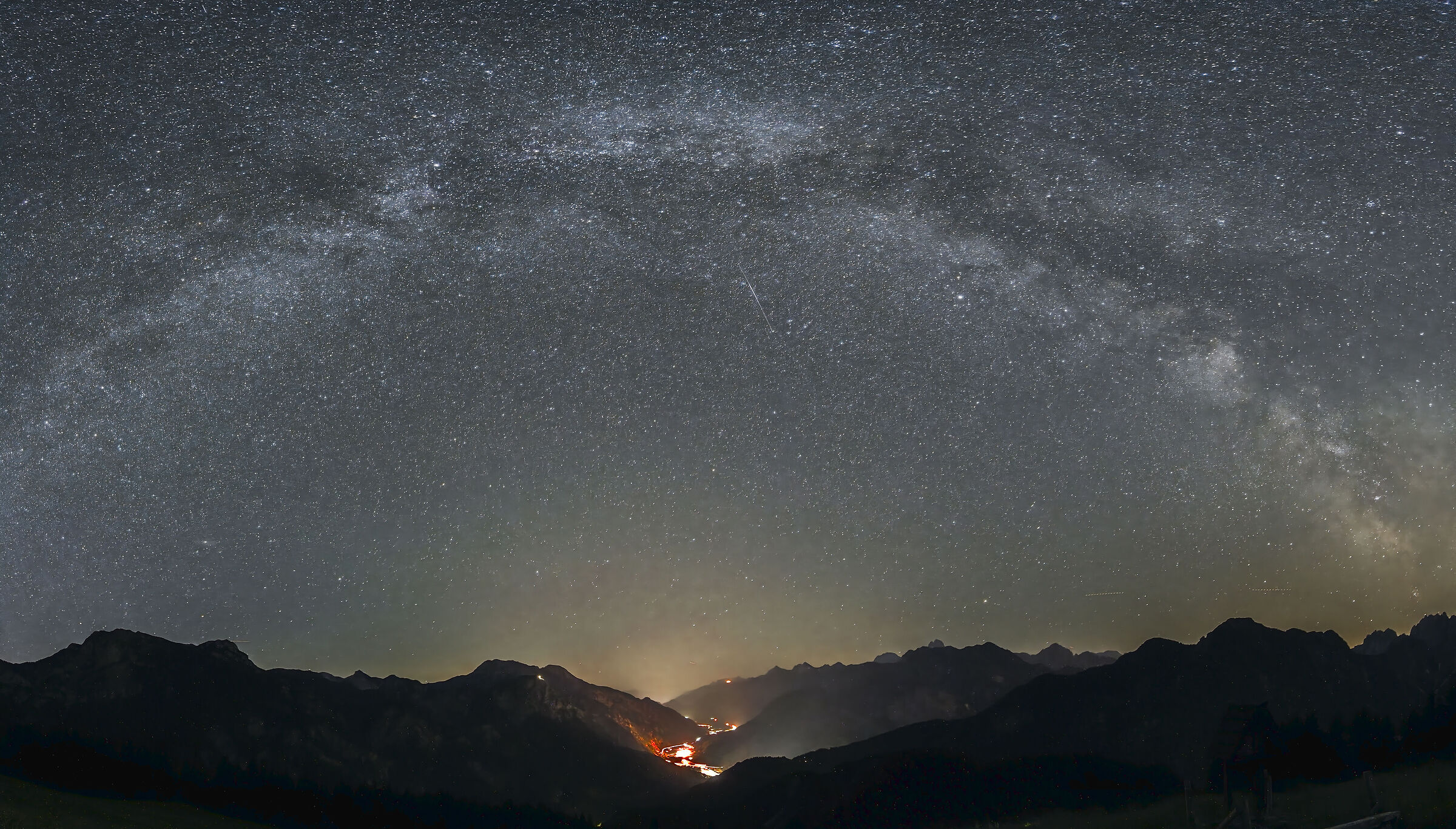 Esperimenti notturni con la via lattea