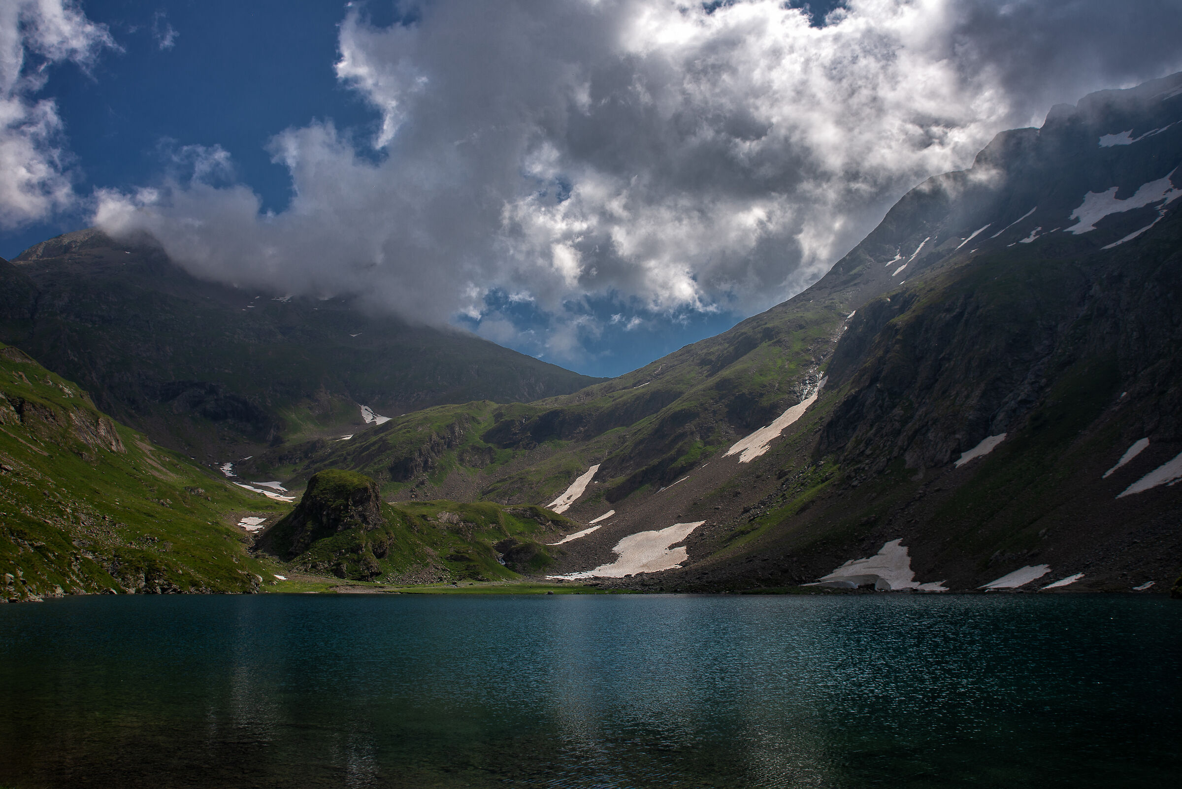 Natural Barbellino Lake