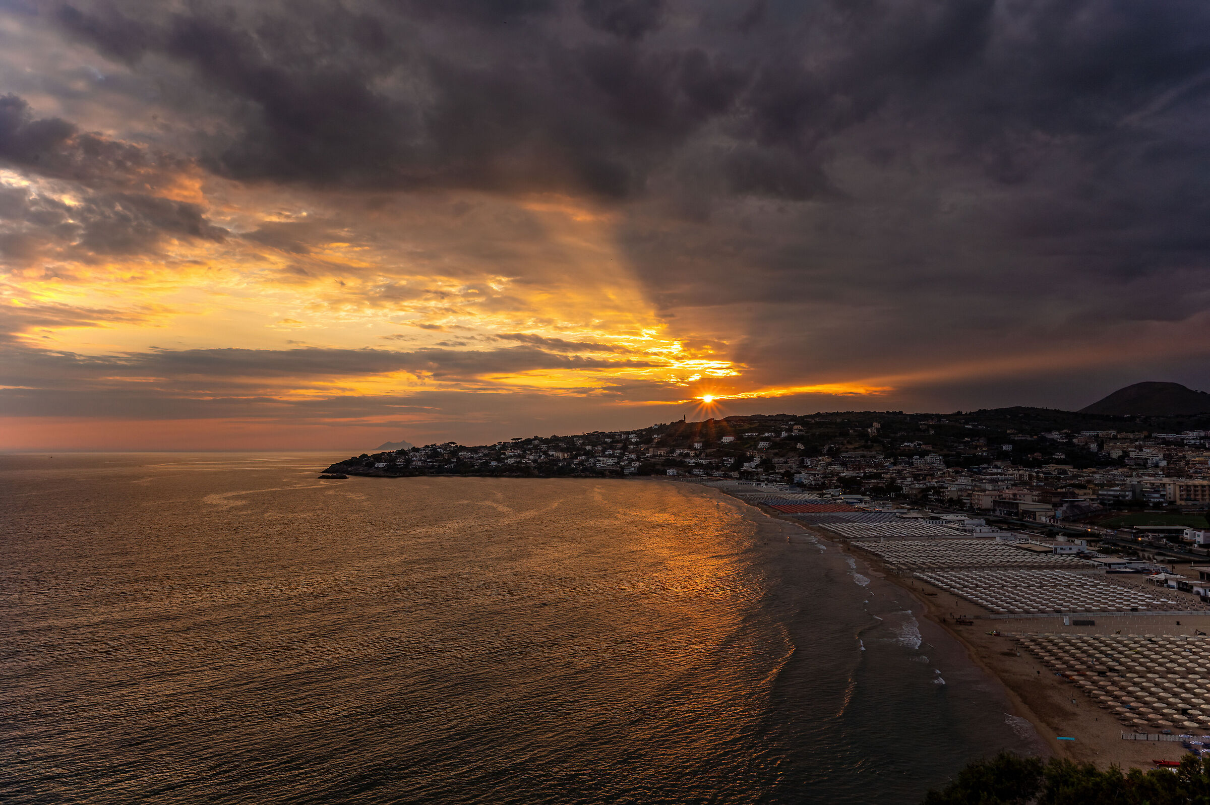 Tramonto a marina di Serapo