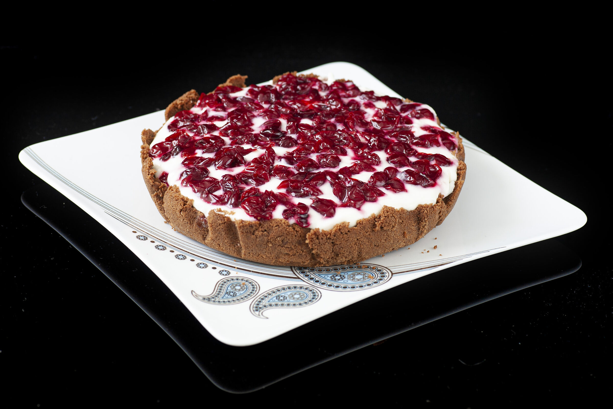 sour cherry cheesecake