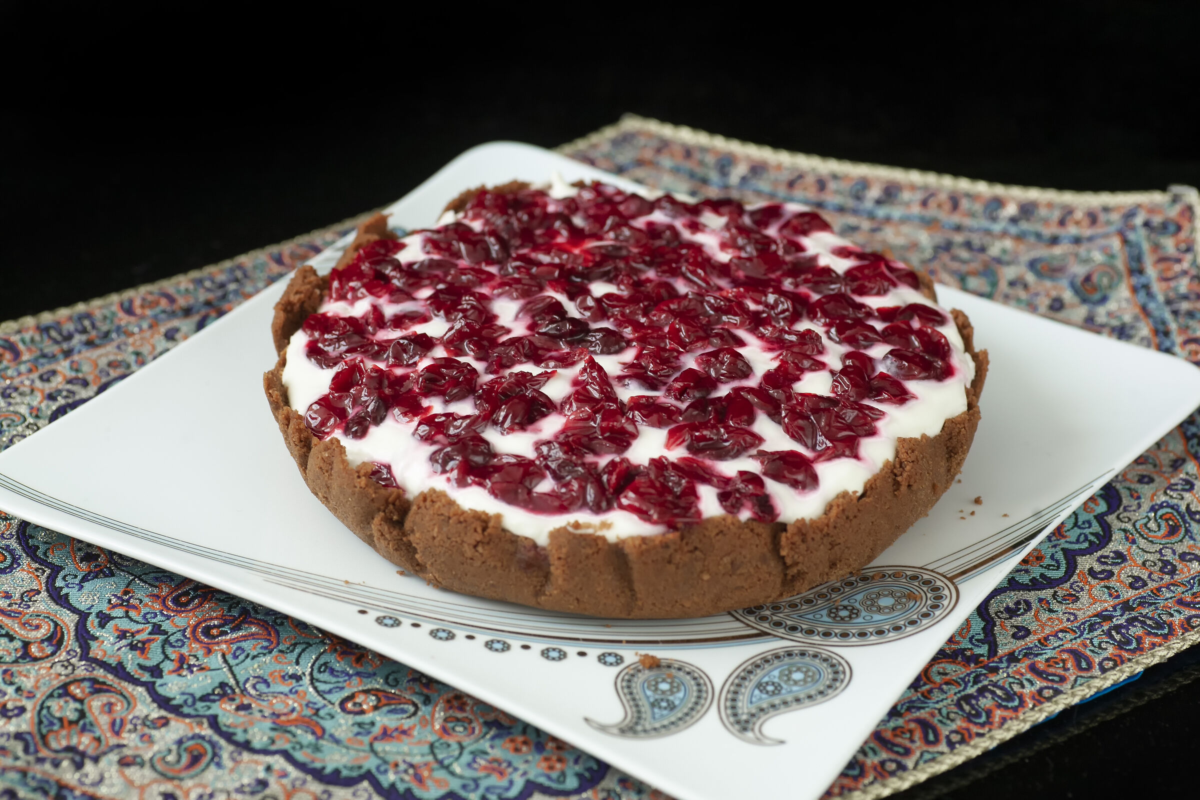 sour cherry cheesecake