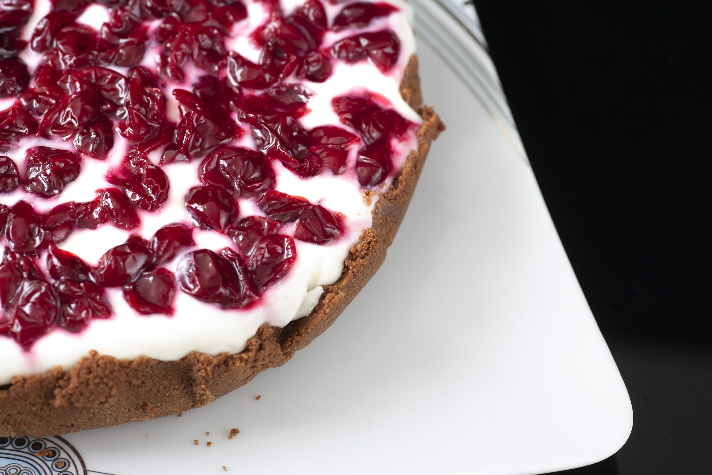 sour cherry cheesecake