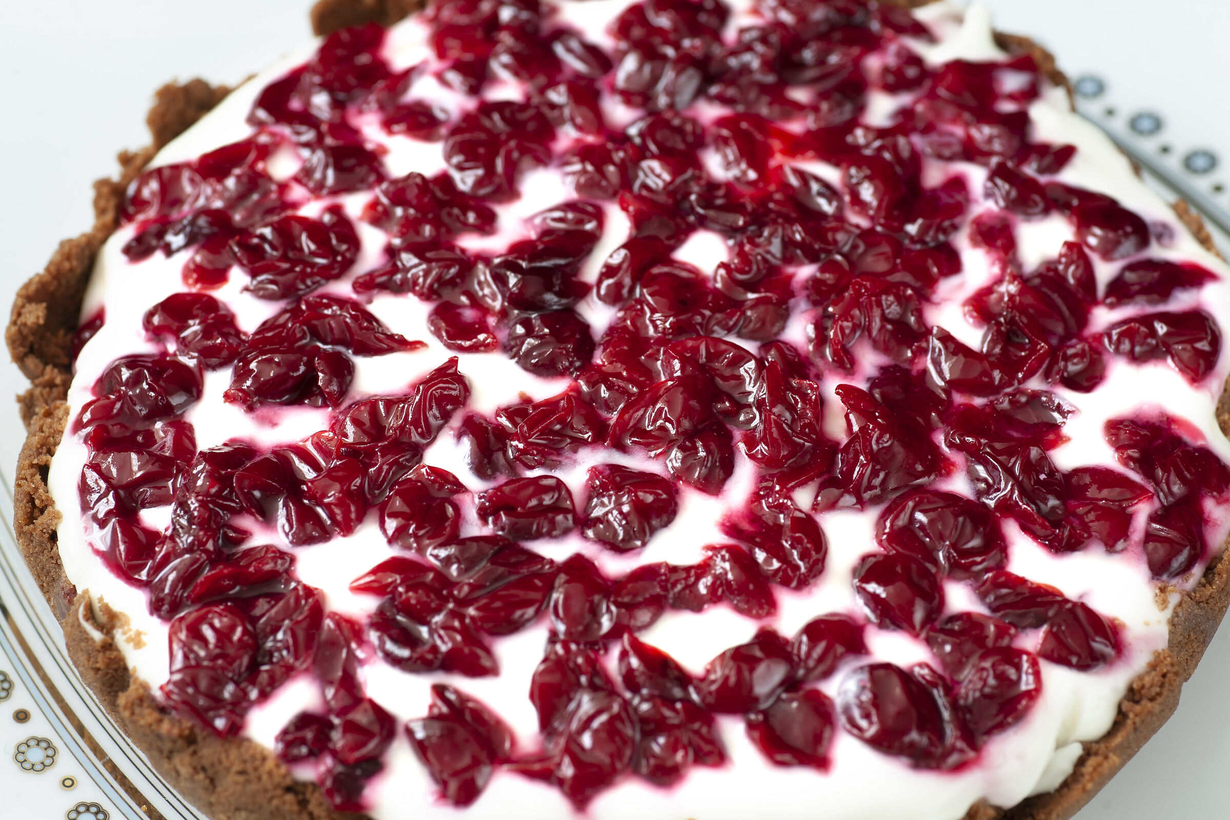 sour cherry cheesecake