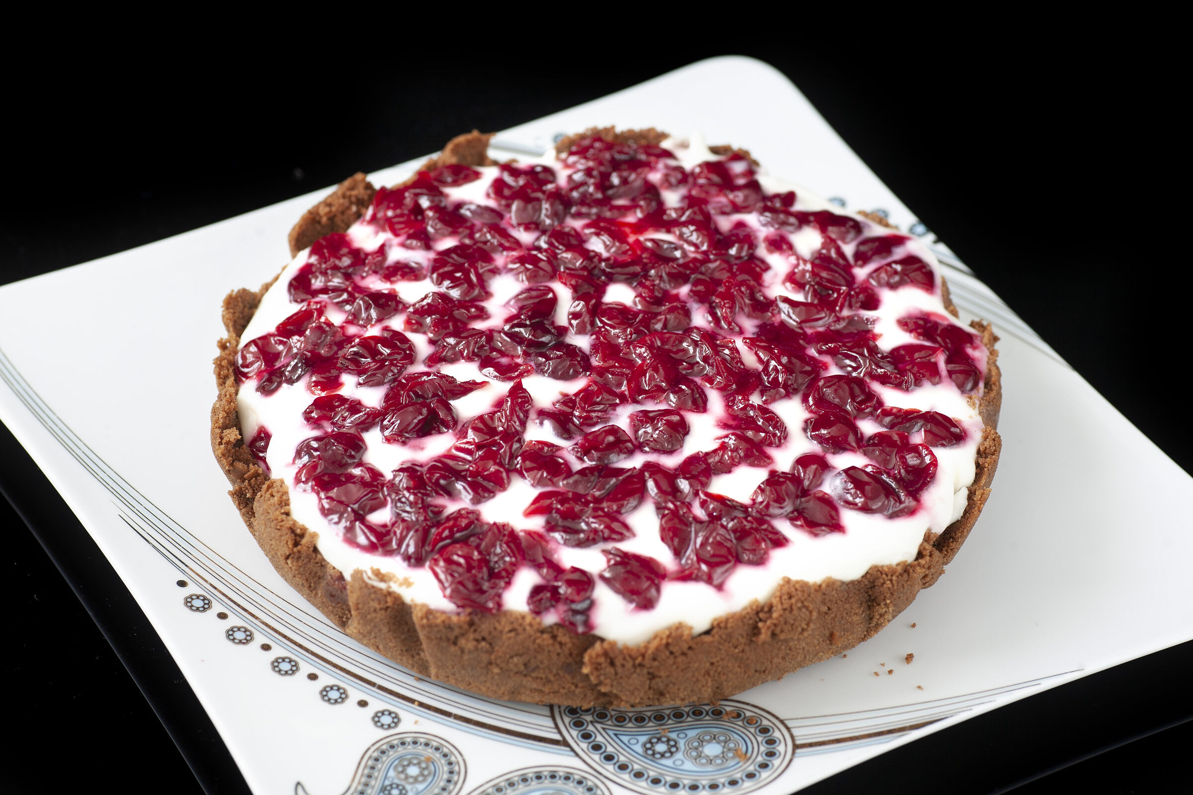 sour cherry cheesecake