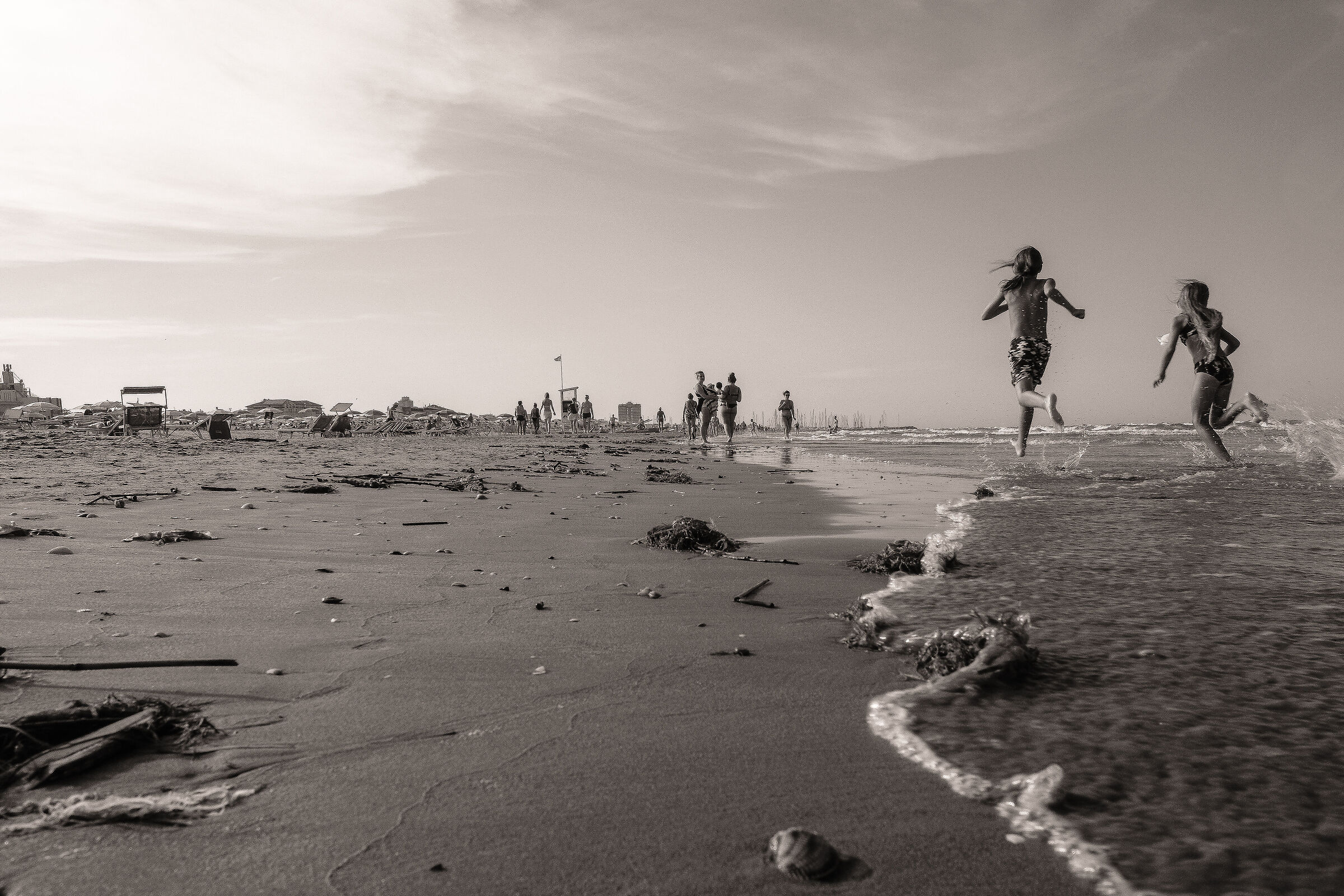Corsa sulla spiaggia