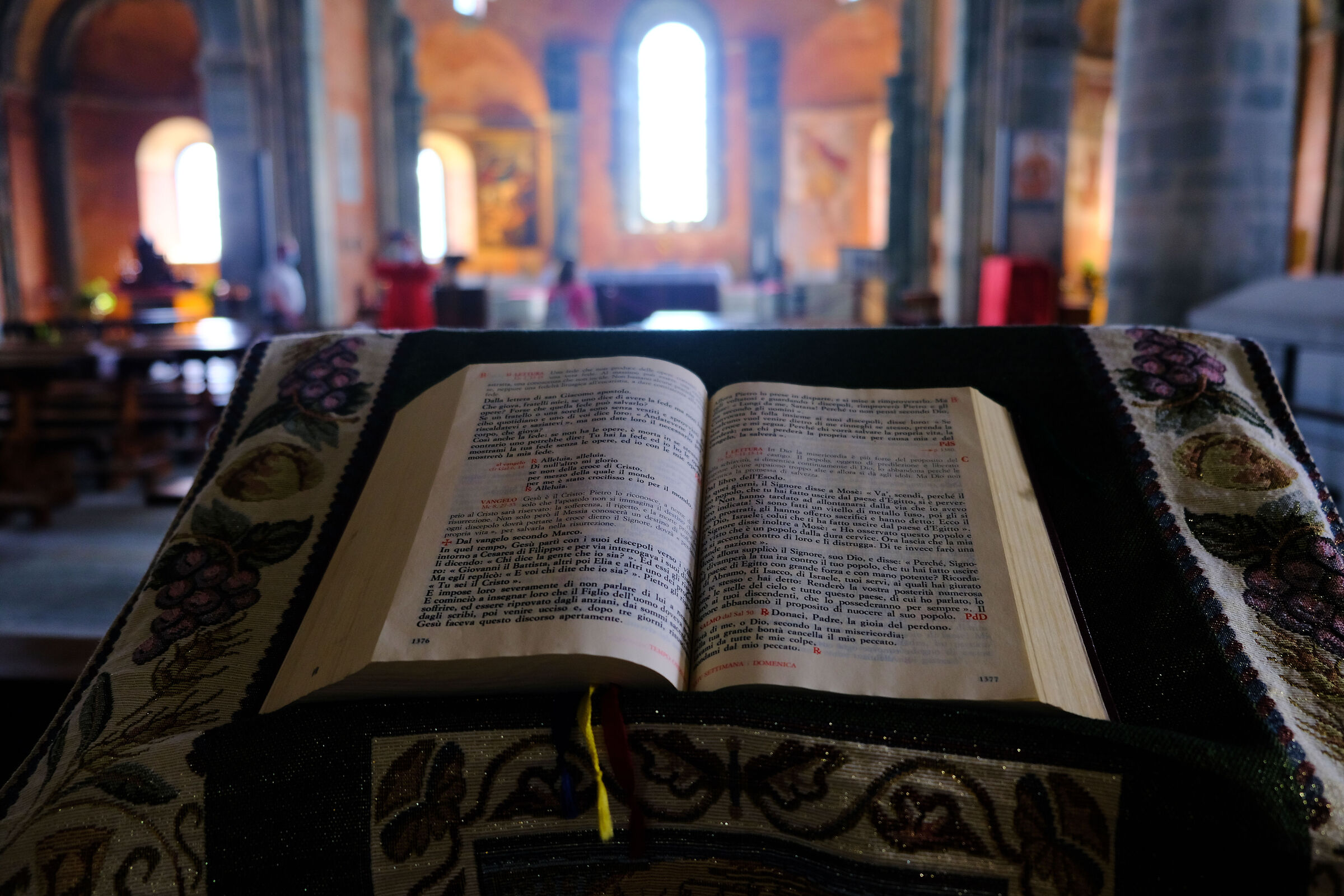 From the Gospel according to...