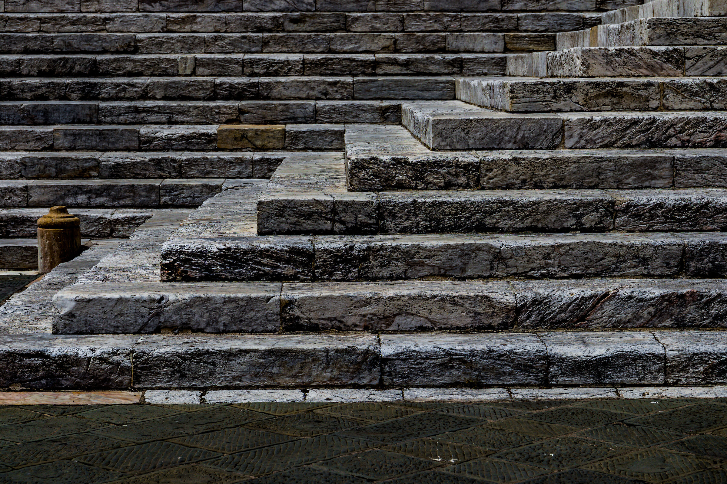 The steps of the Cathedral of Siena