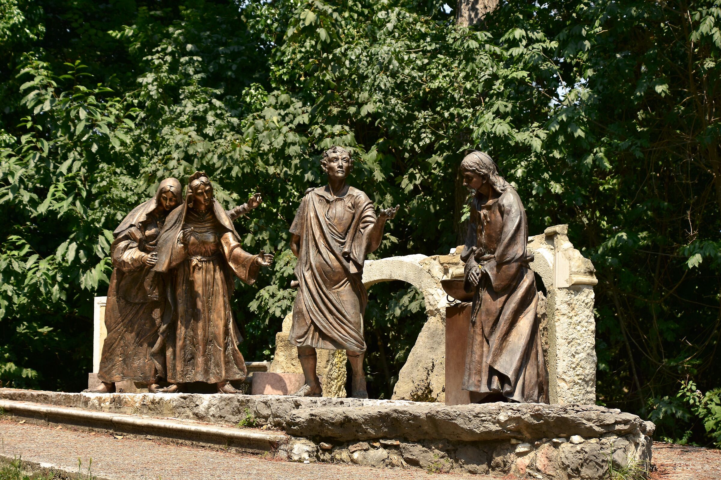 bronze way of the cross Madonna della Corona 2