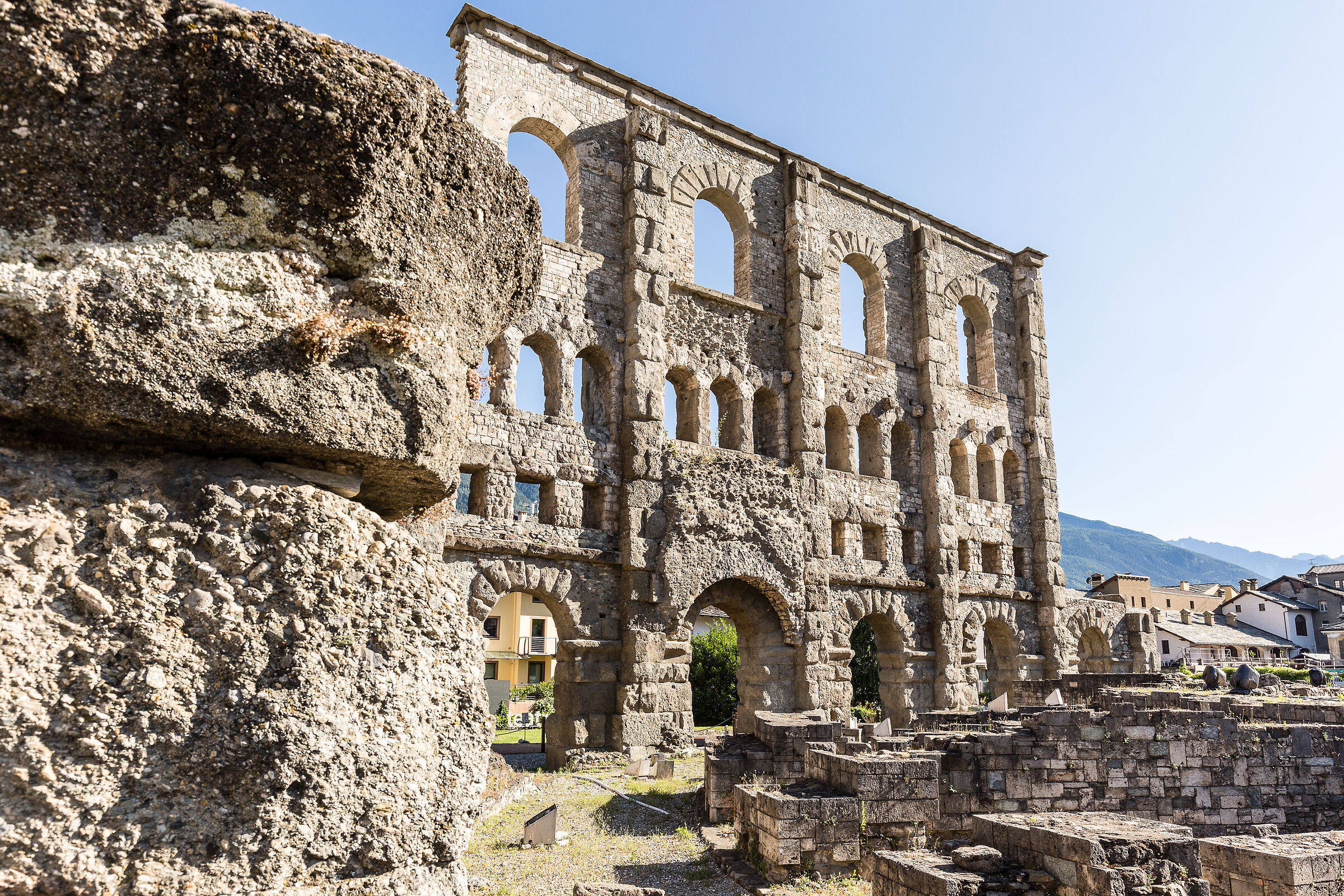 Il teatro romano ad Aosta