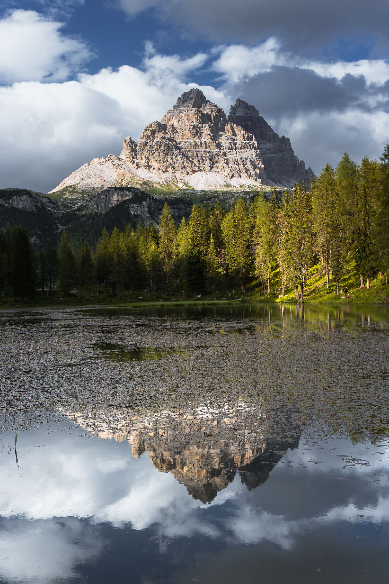 Three Peaks from the Lake