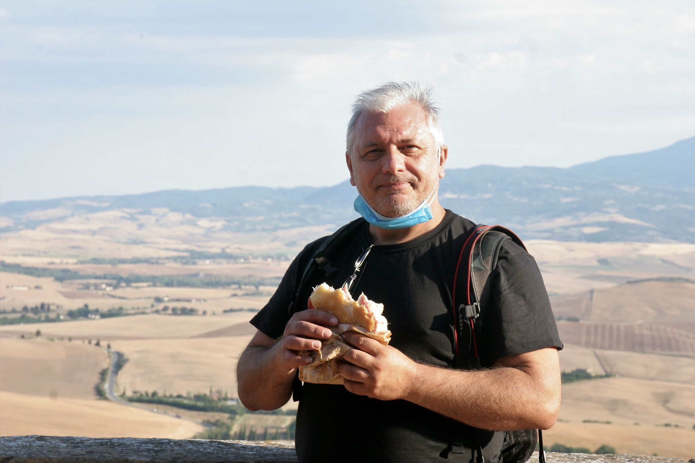 A bite in Pienza