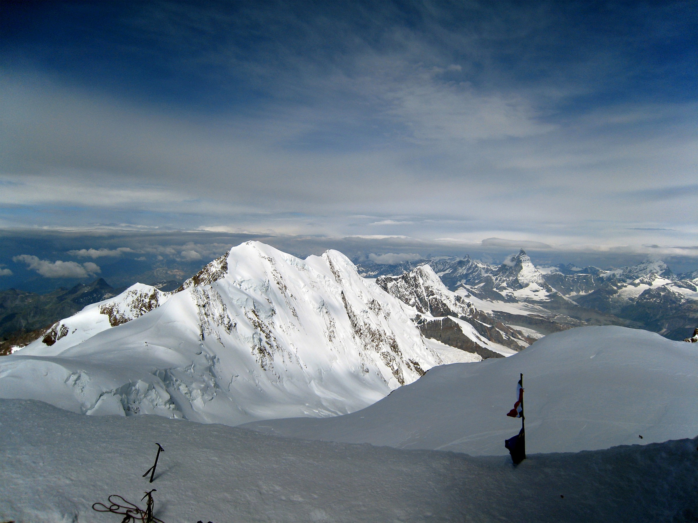 ..che vista dal Capanna Margherita