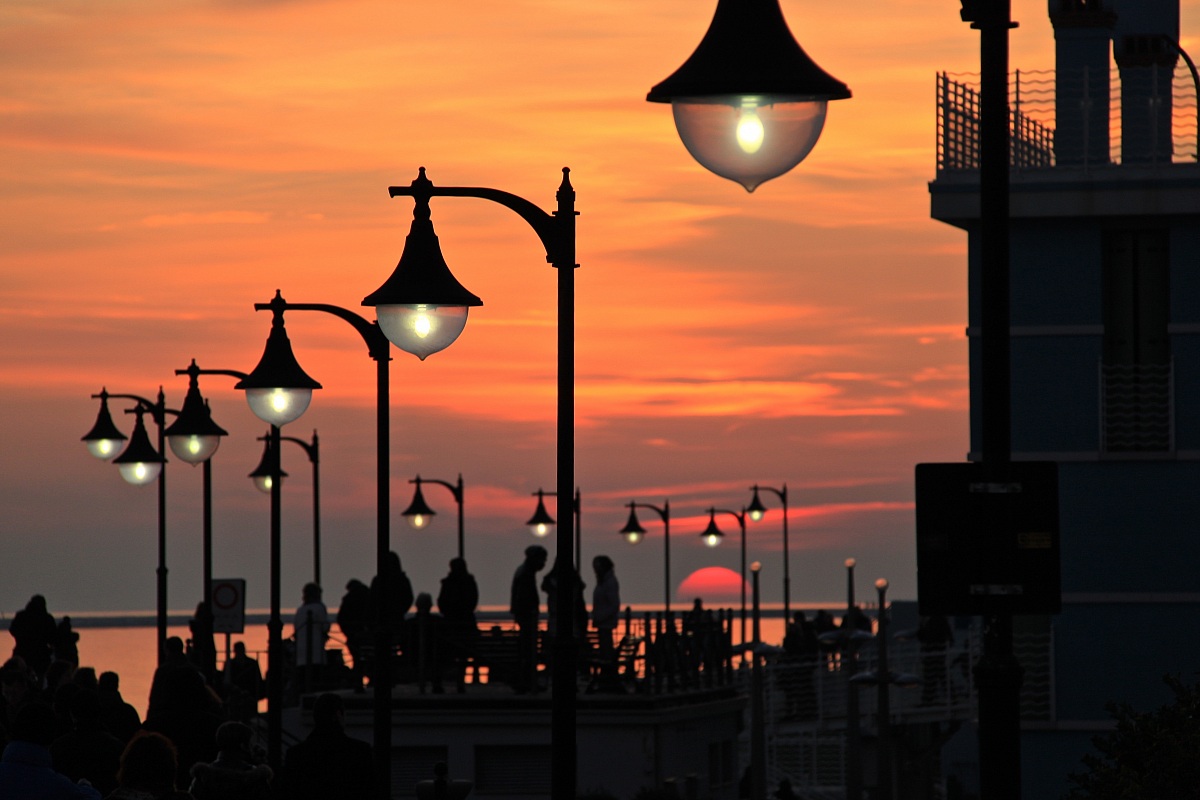 Caorle at sunset