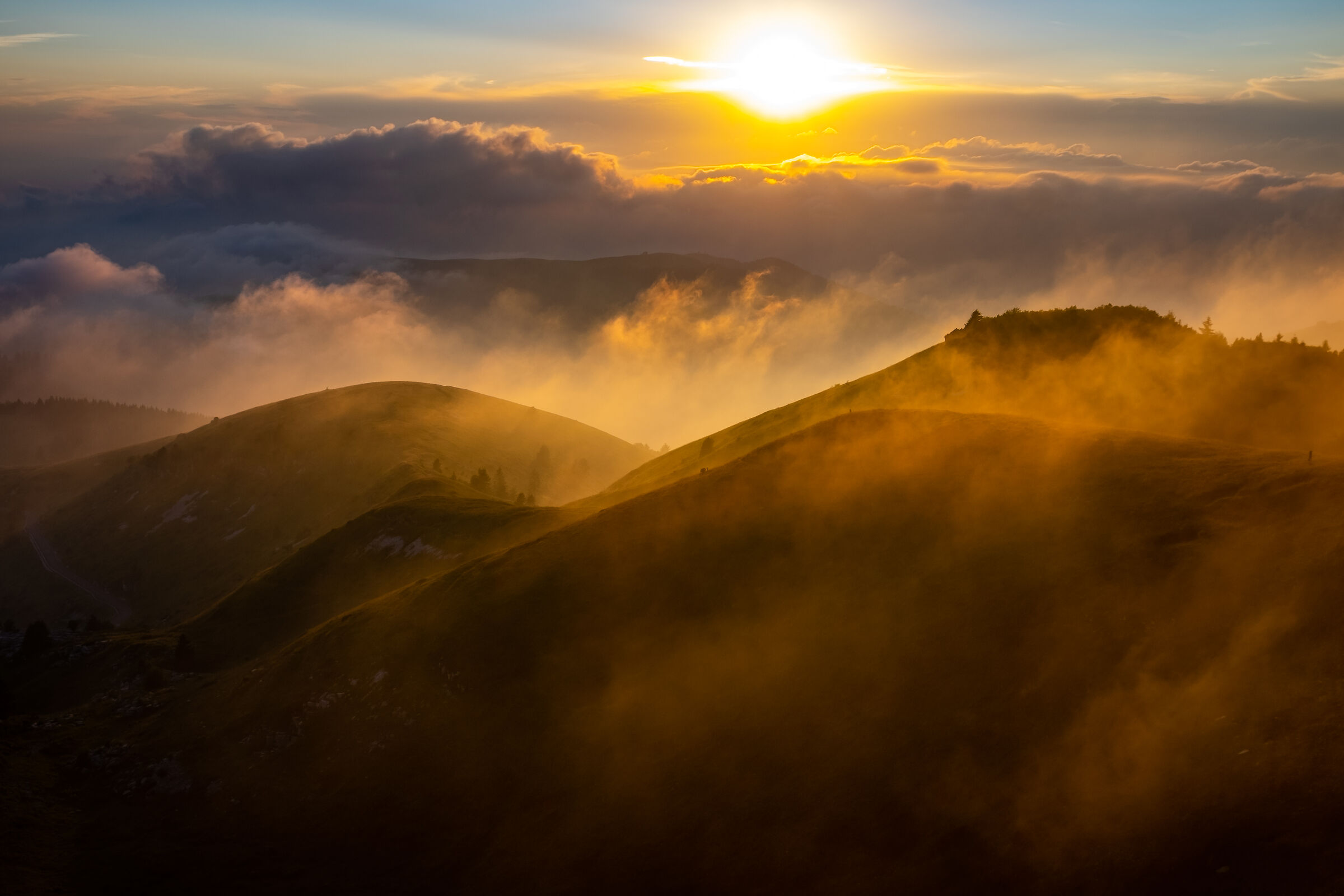 Tramonto a Cima Grappa
