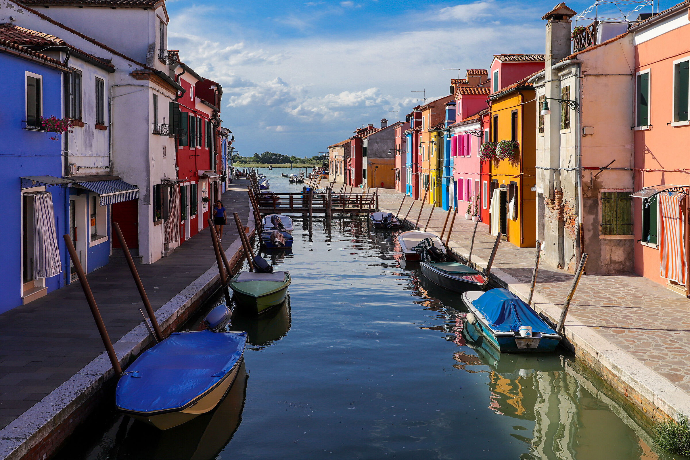 La pittoresca Burano dai colori vivaci