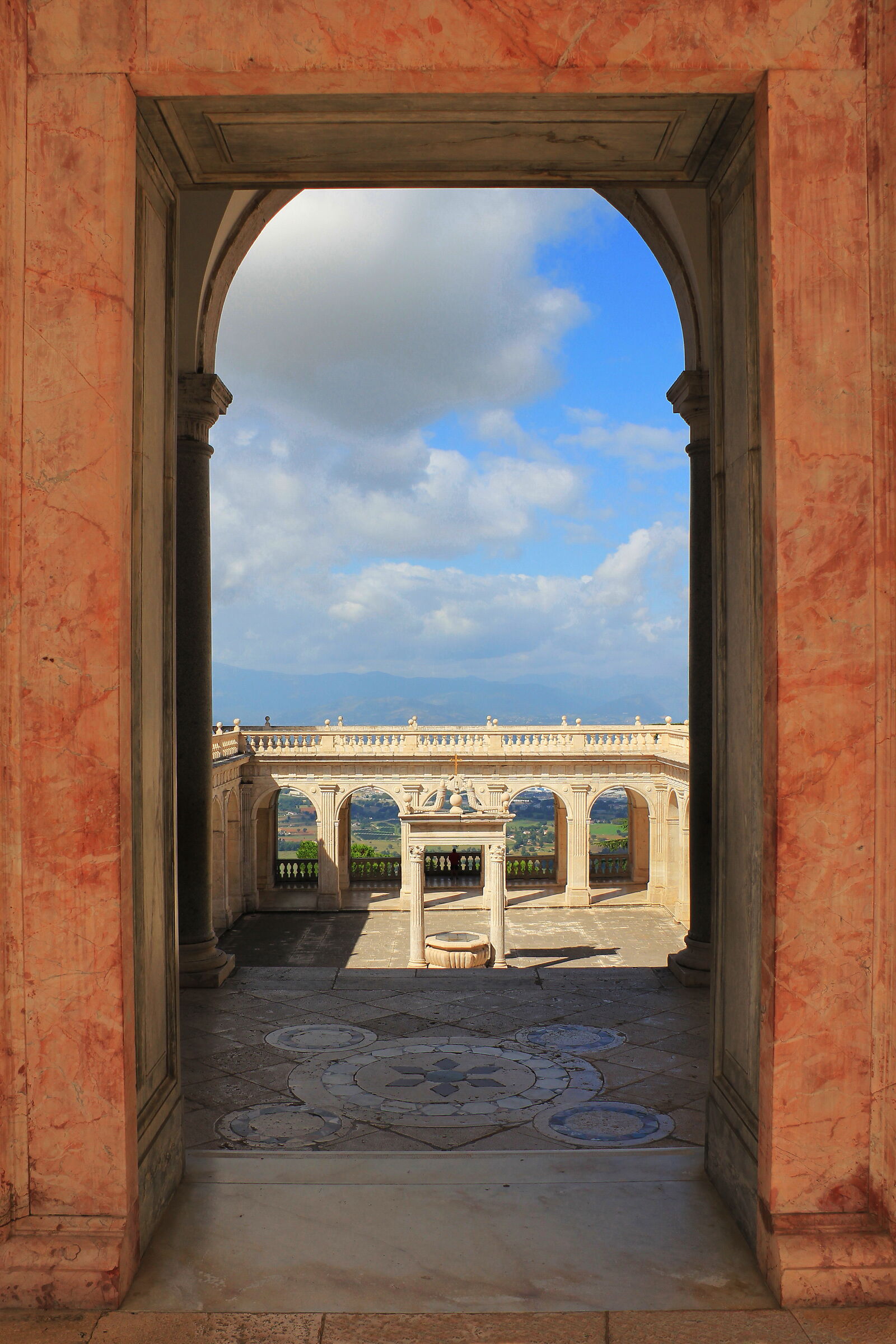 the door