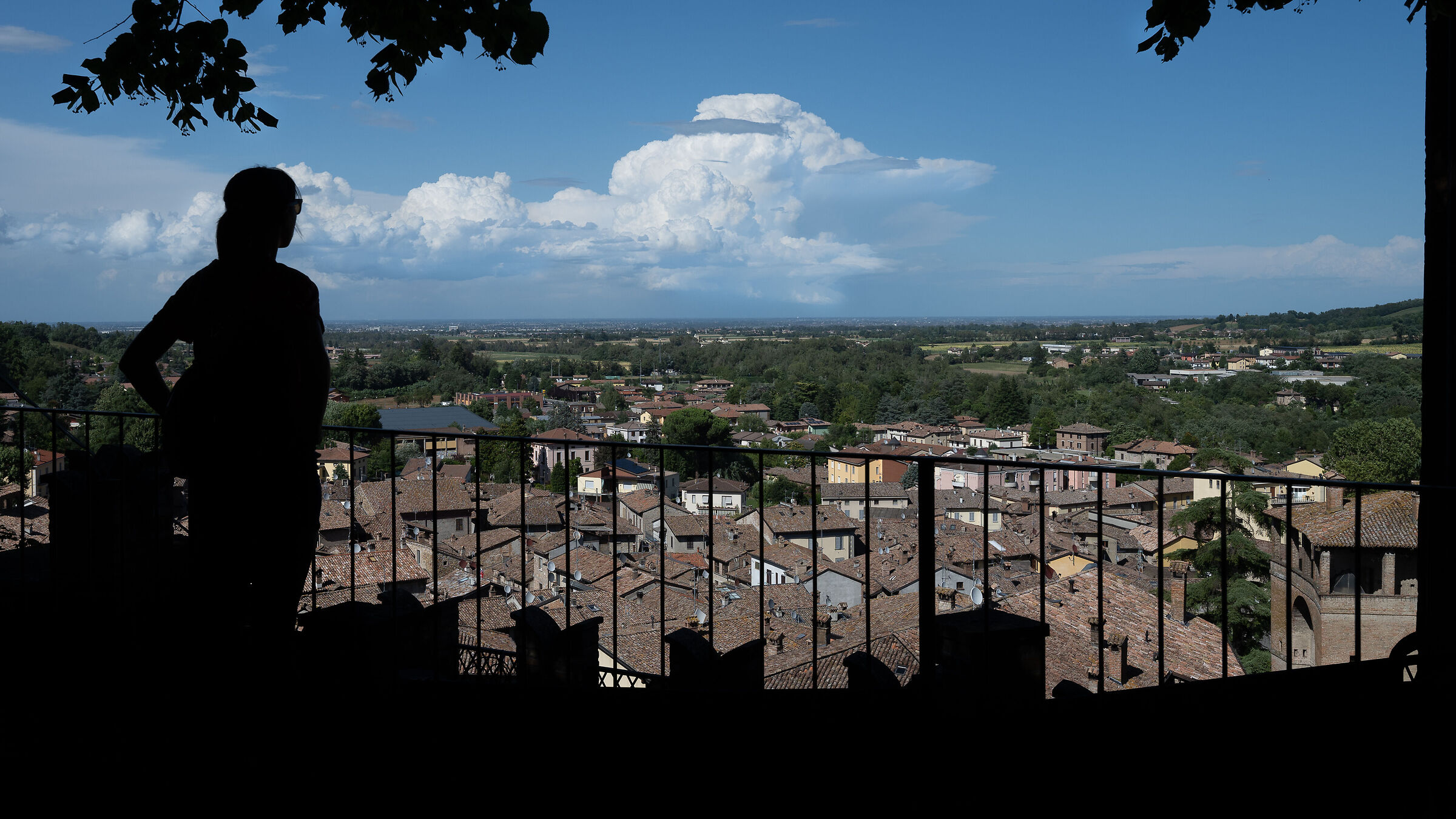 From the Visconti Fortress of Castell'Arquato