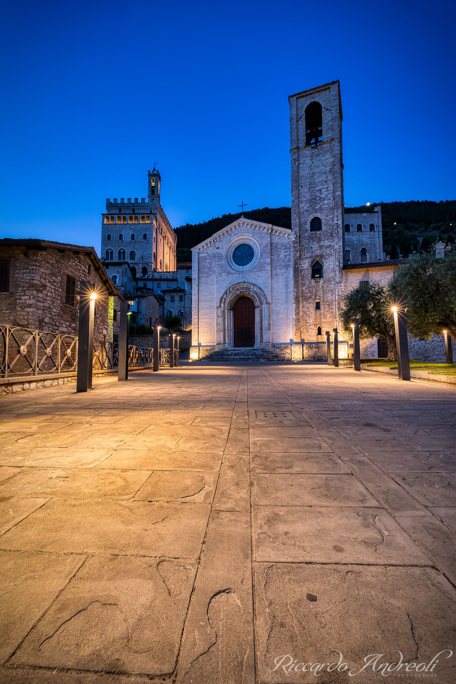 Gubbio (Perugia) evening