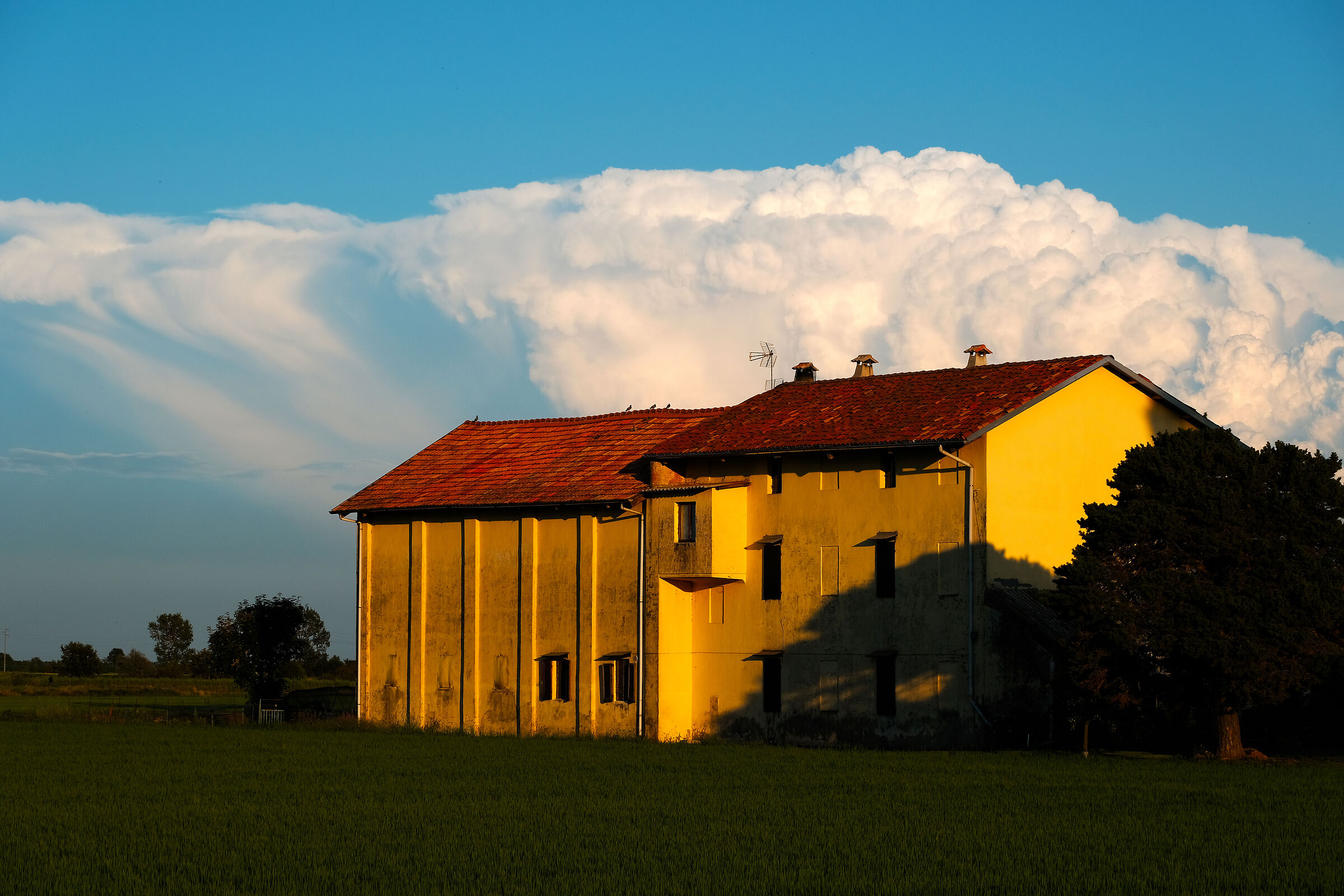 La casa sul tramonto