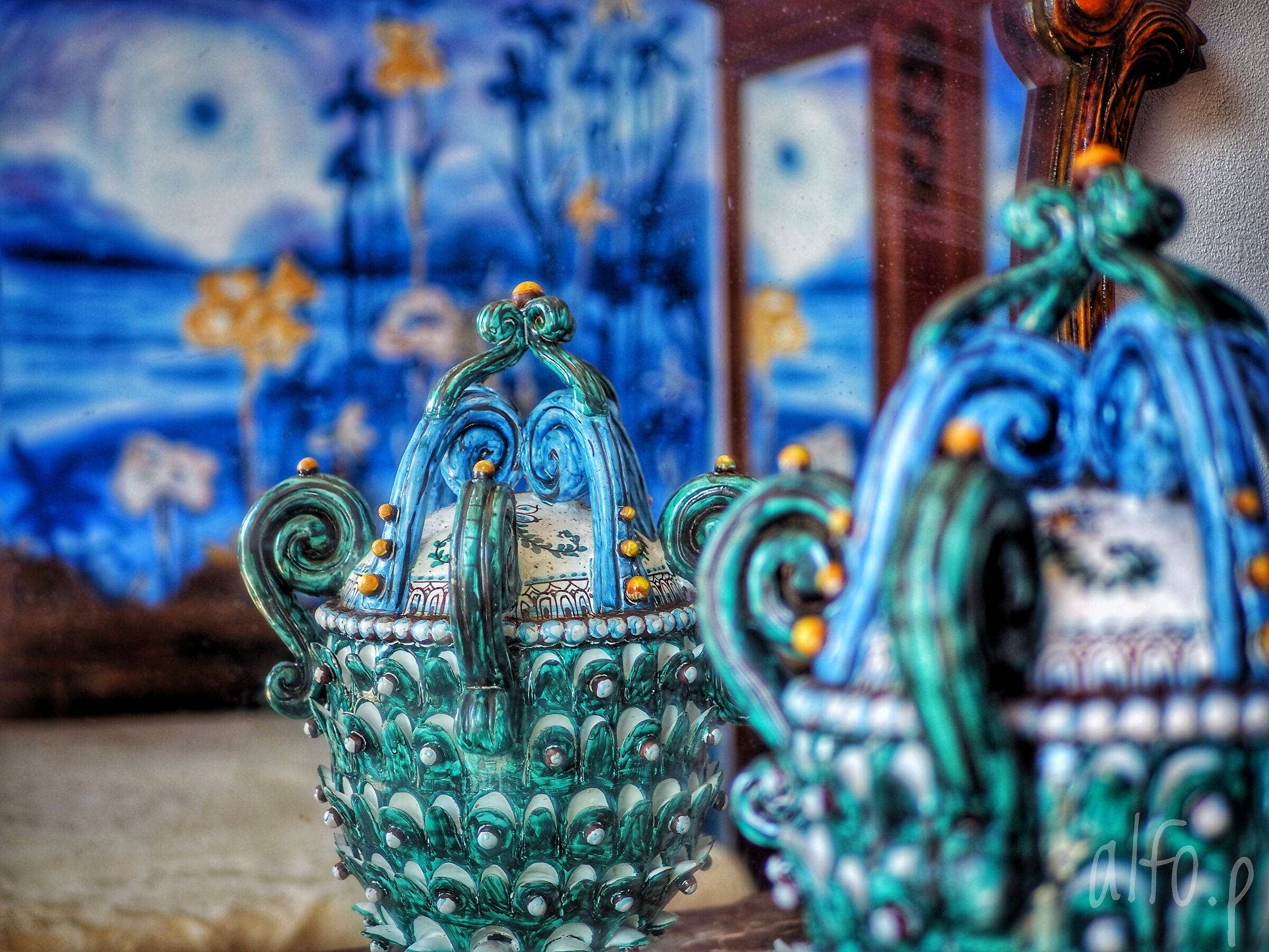 Maioliche siciliane, borgo parrini