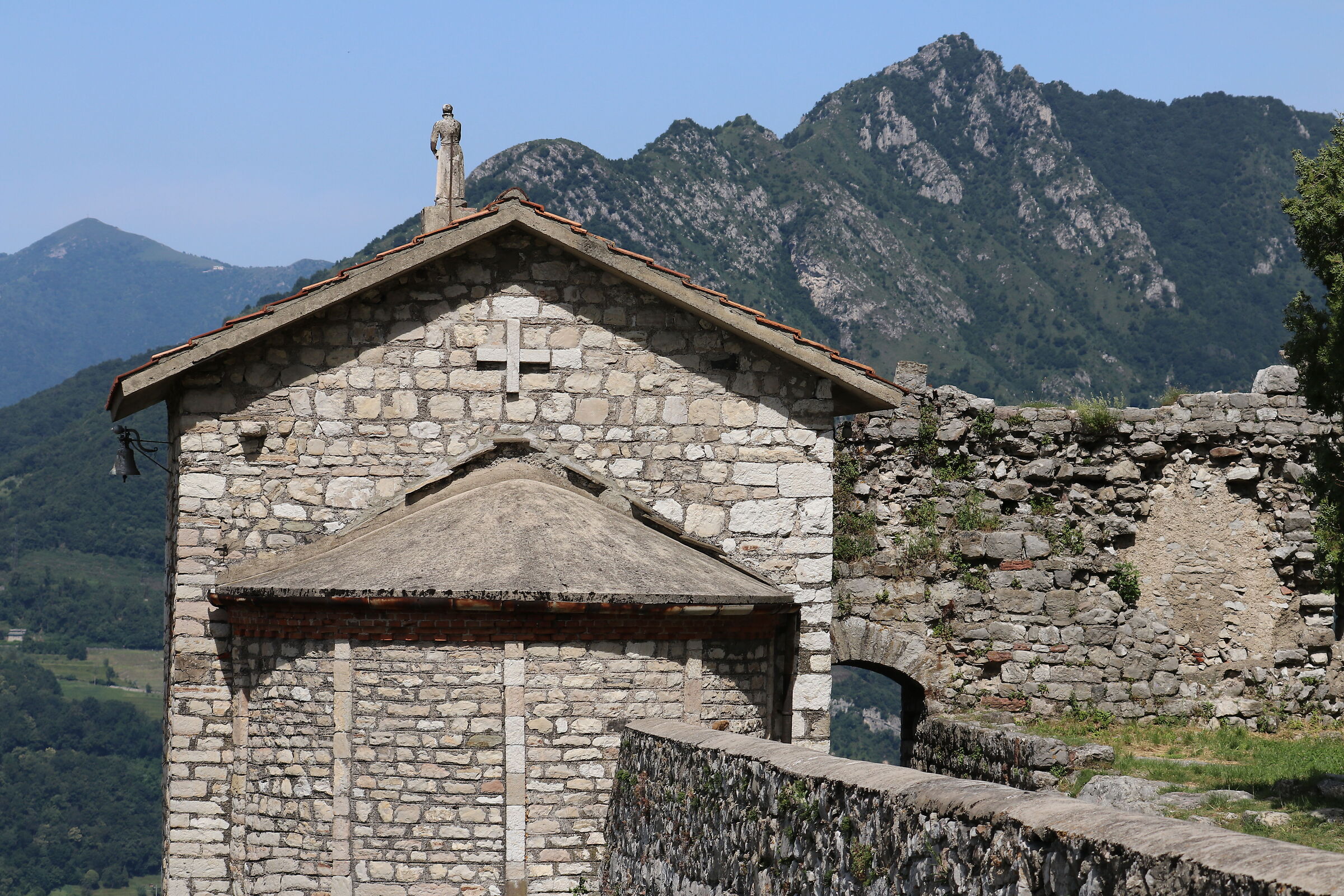 Glimpse of the Rocca dell'Innominato