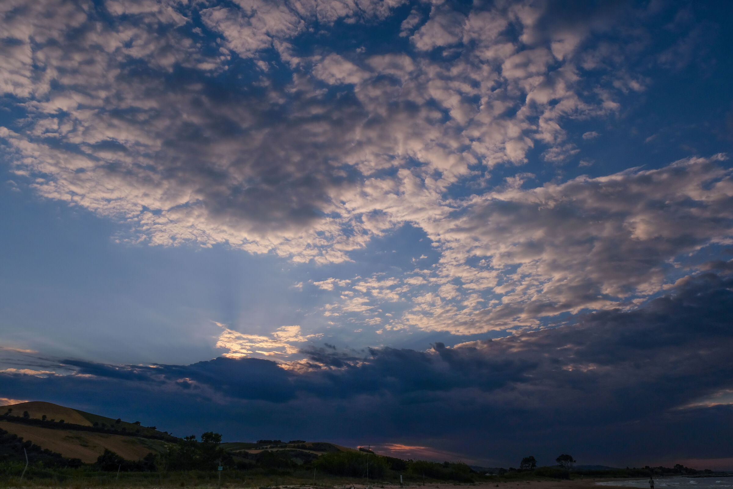 Tramonto sul cielo d'Abruzzo