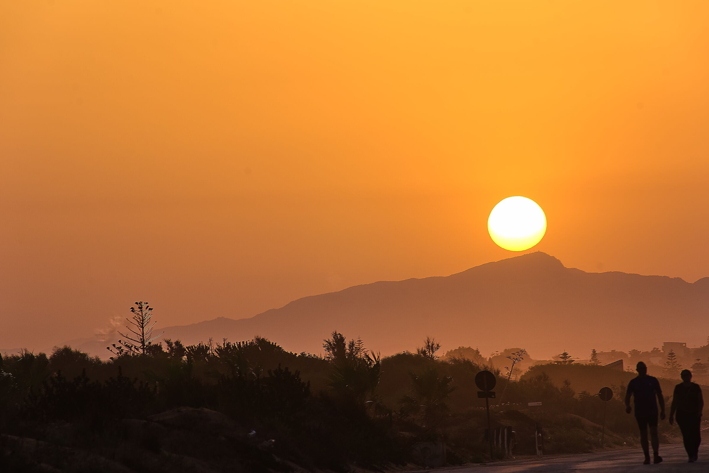 Three Fountains at dawn: on the way to the day