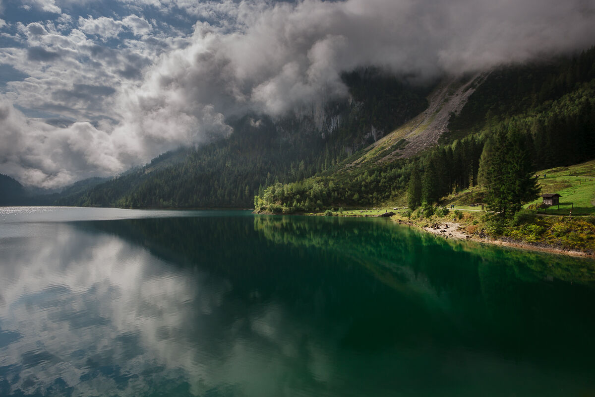The light on the Gosausee ...