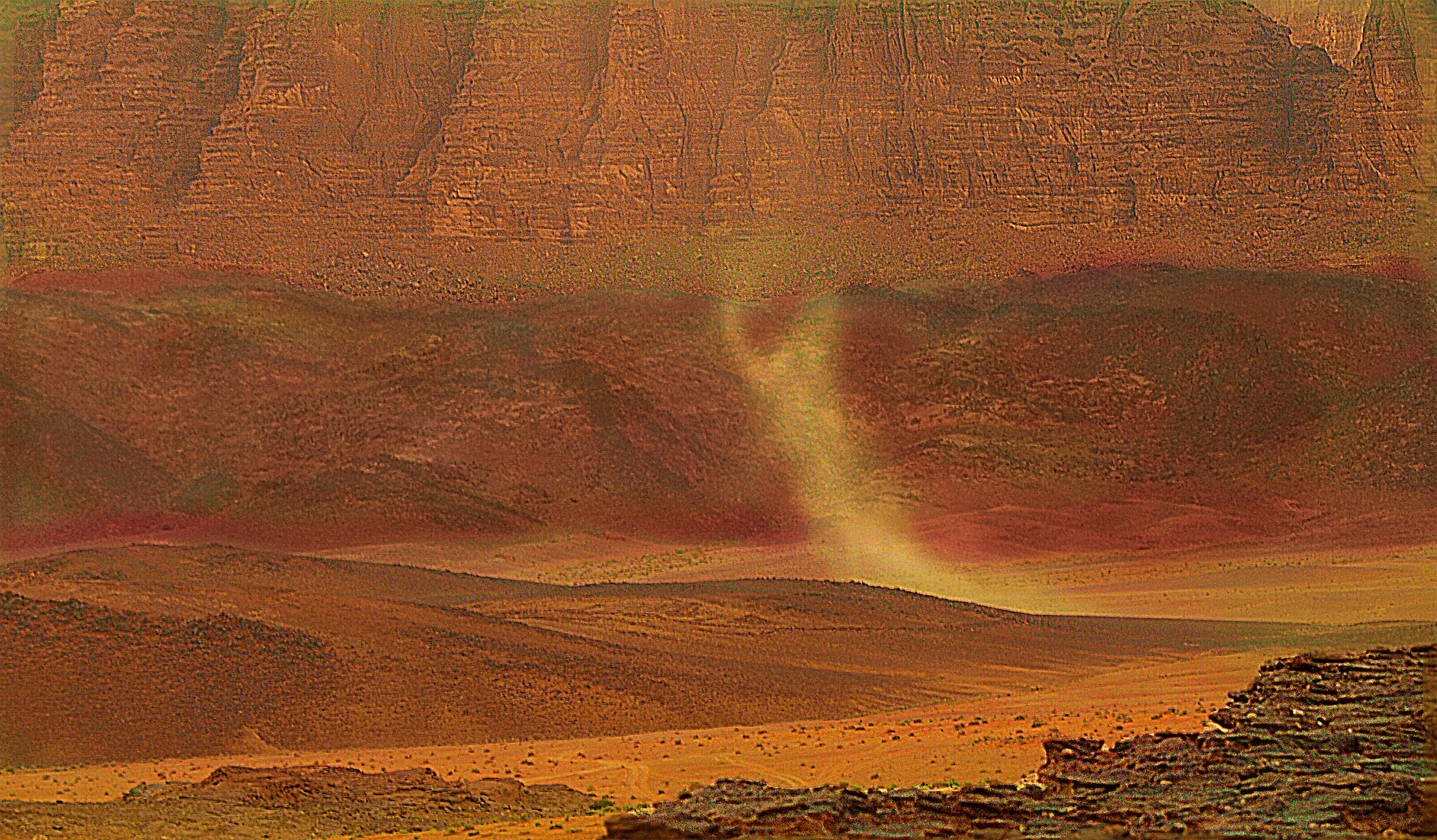 the colors of the desert