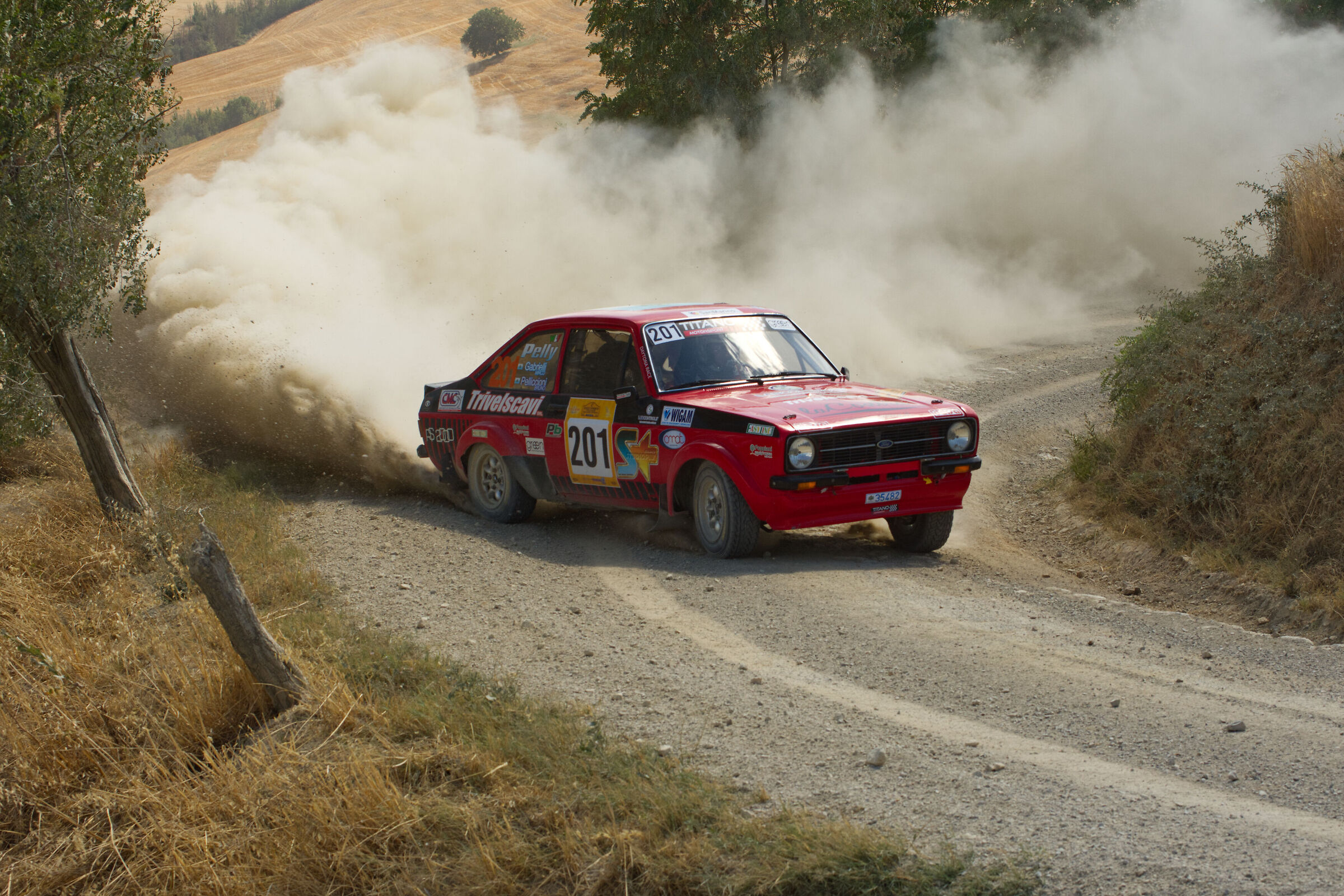 Ford Escort tc2000 rally storico su terra
