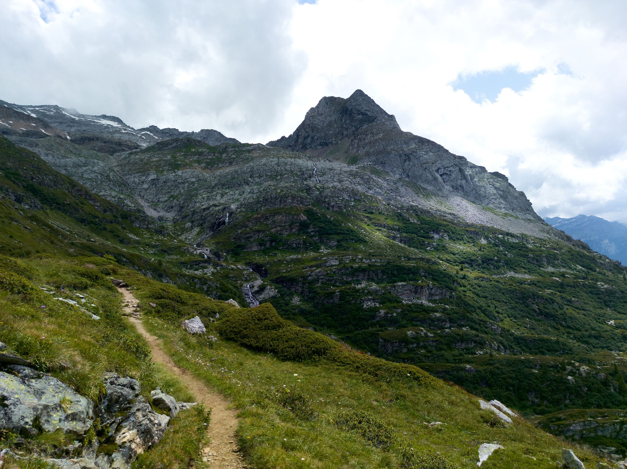 Towards the top