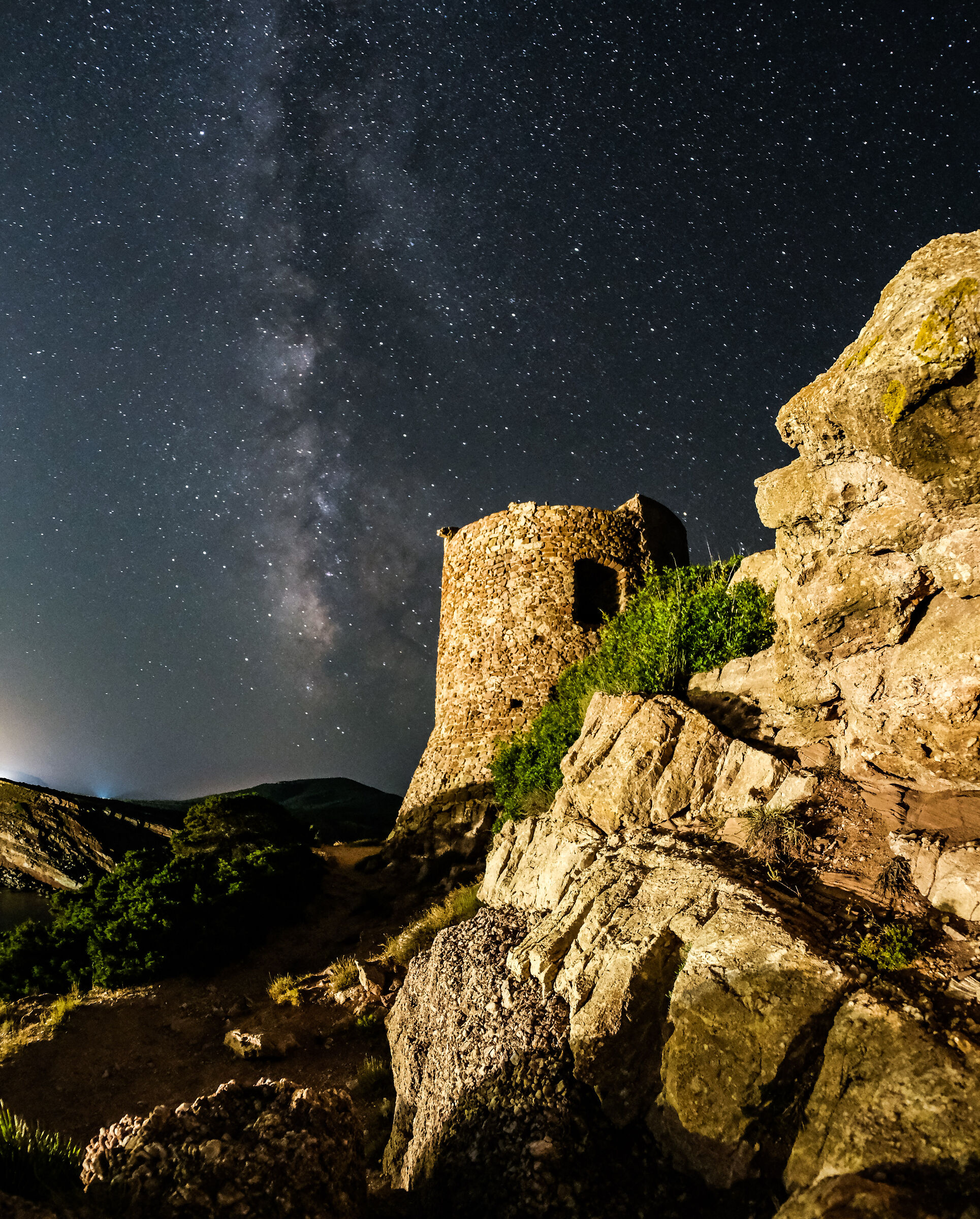 Torre del Porticciolo sotto le stelle - Alghero