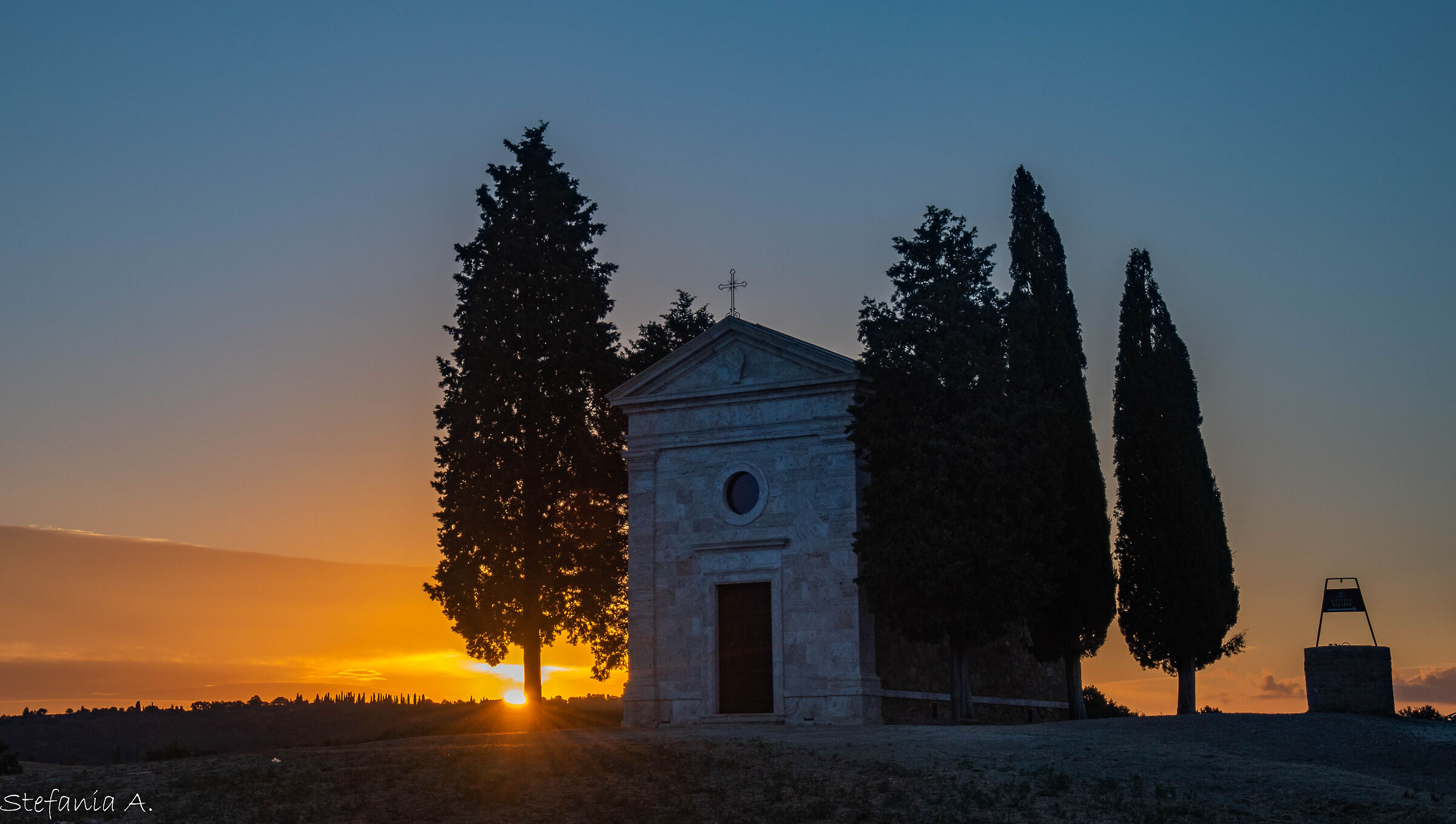 Cappella di Vitaleta(val d'Orcia)
