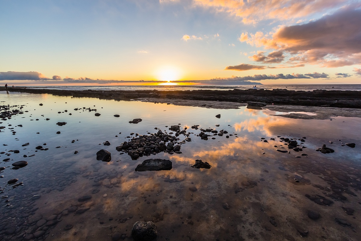 Sunset at Lasamericas, Tenerife South