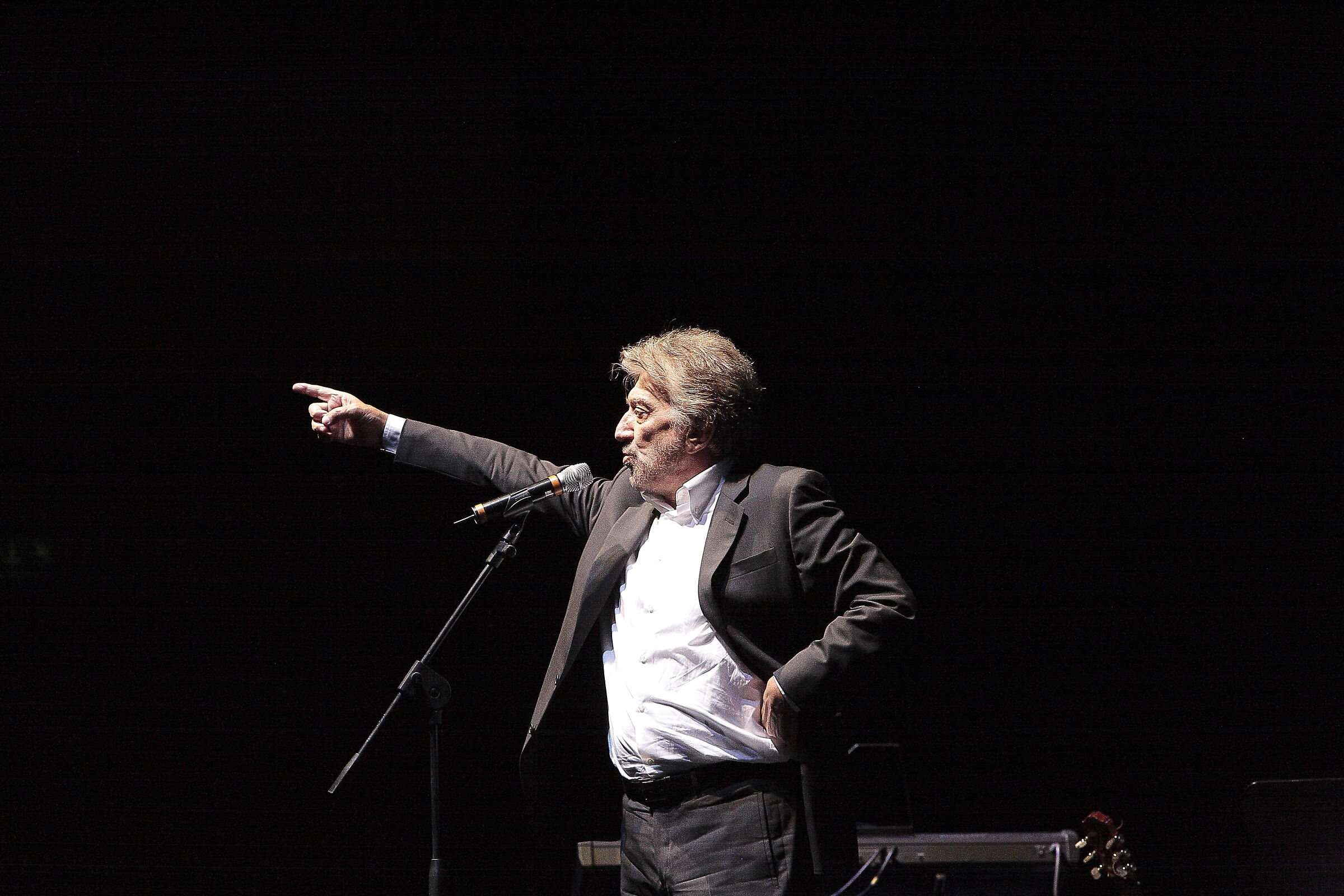 The great Gigi Proietti at the Auditorium of Rome 2009