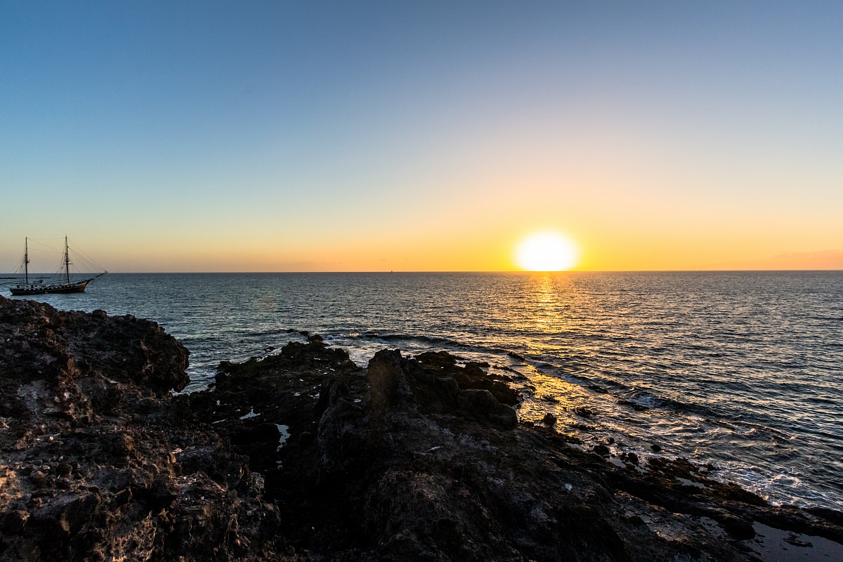 Sunset at Loscristianos, Tenerife South