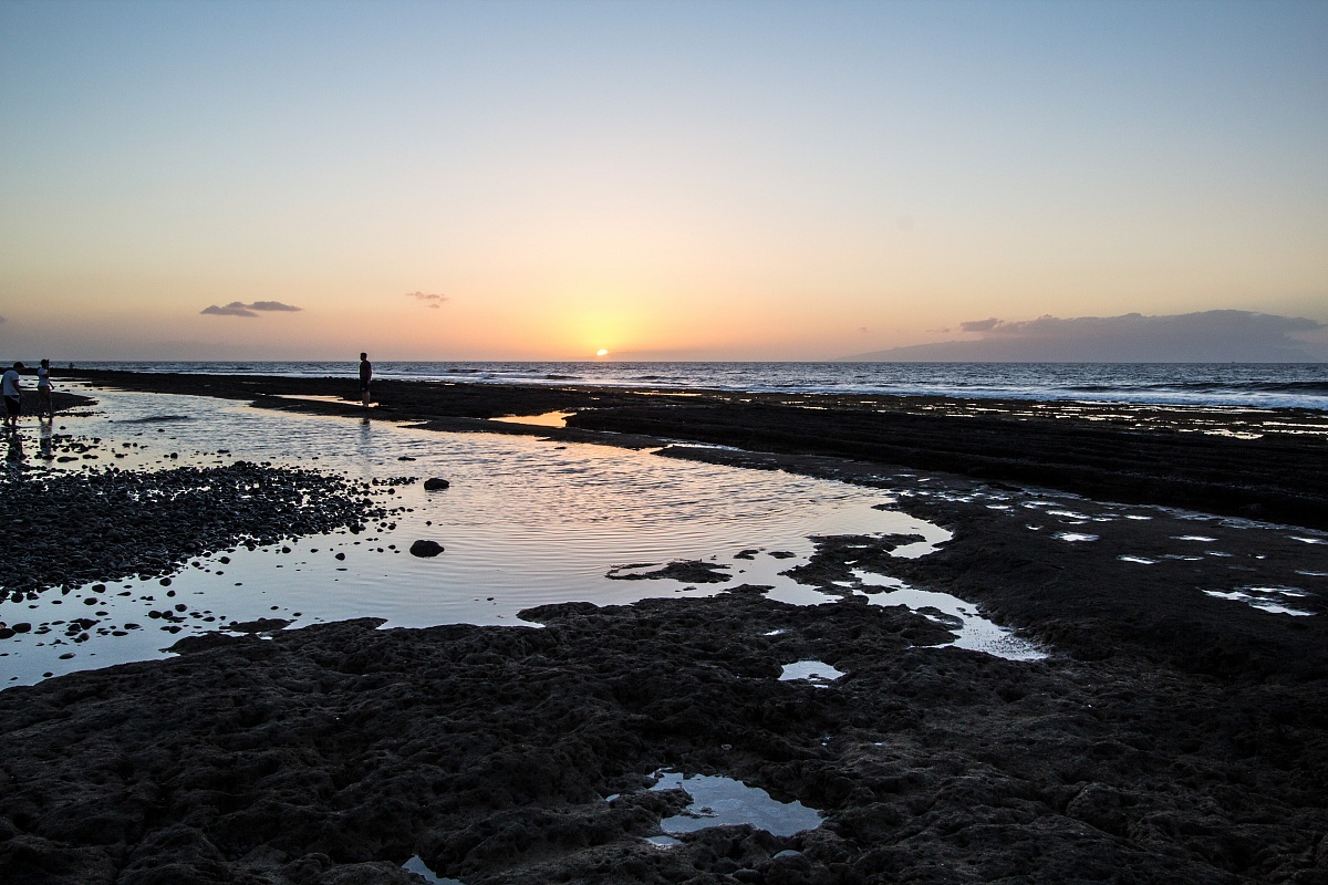 Sunset at Lasamericas, Tenerife South