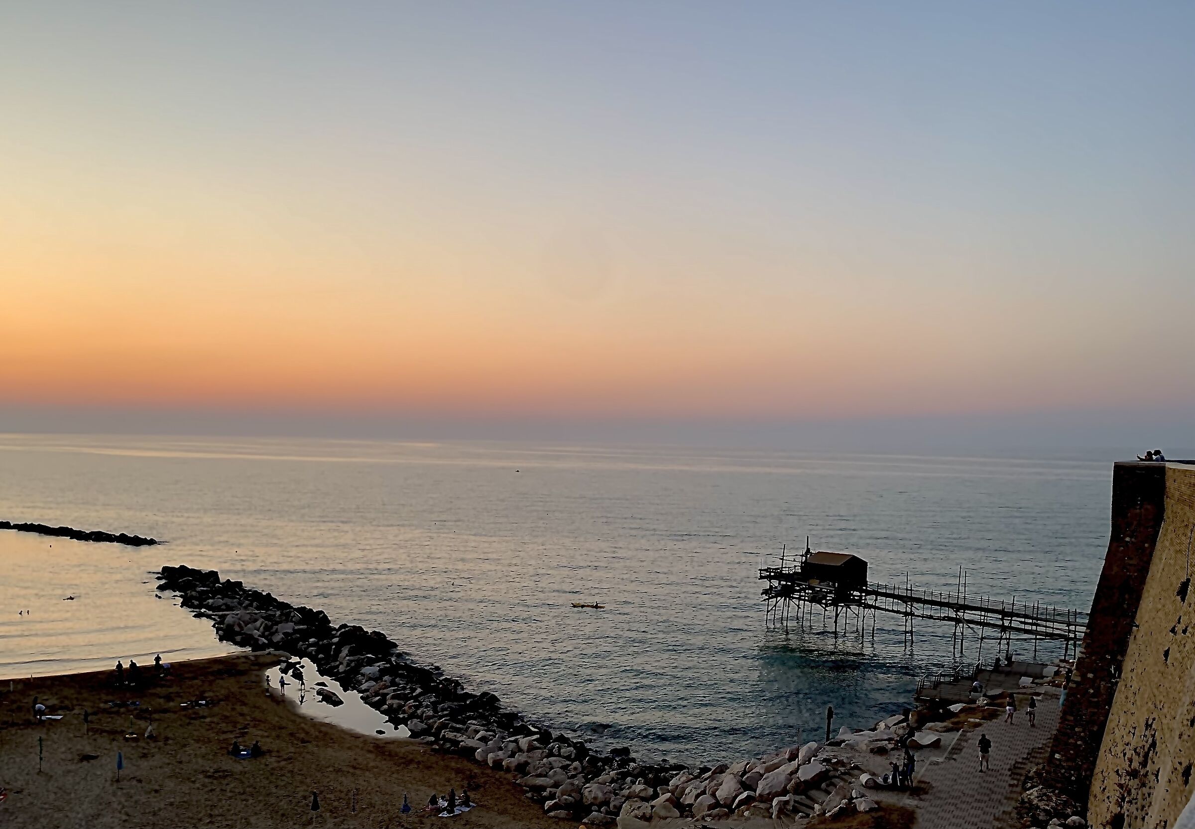 Trabocco al tramonto