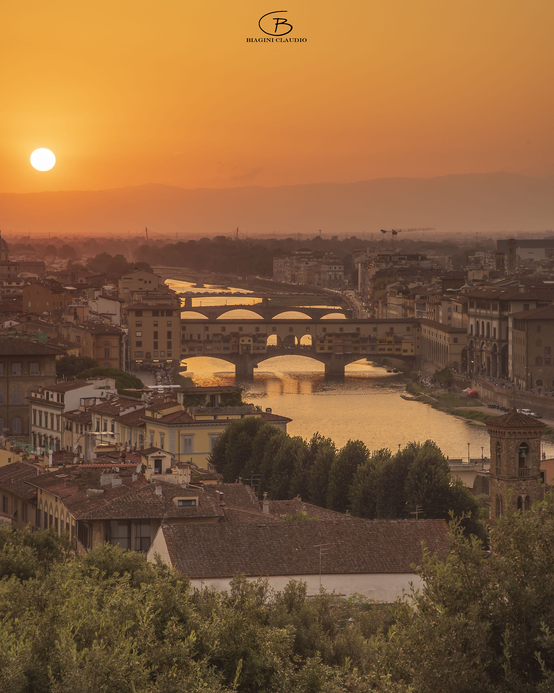 Sunset from Piazzale Michelangelo