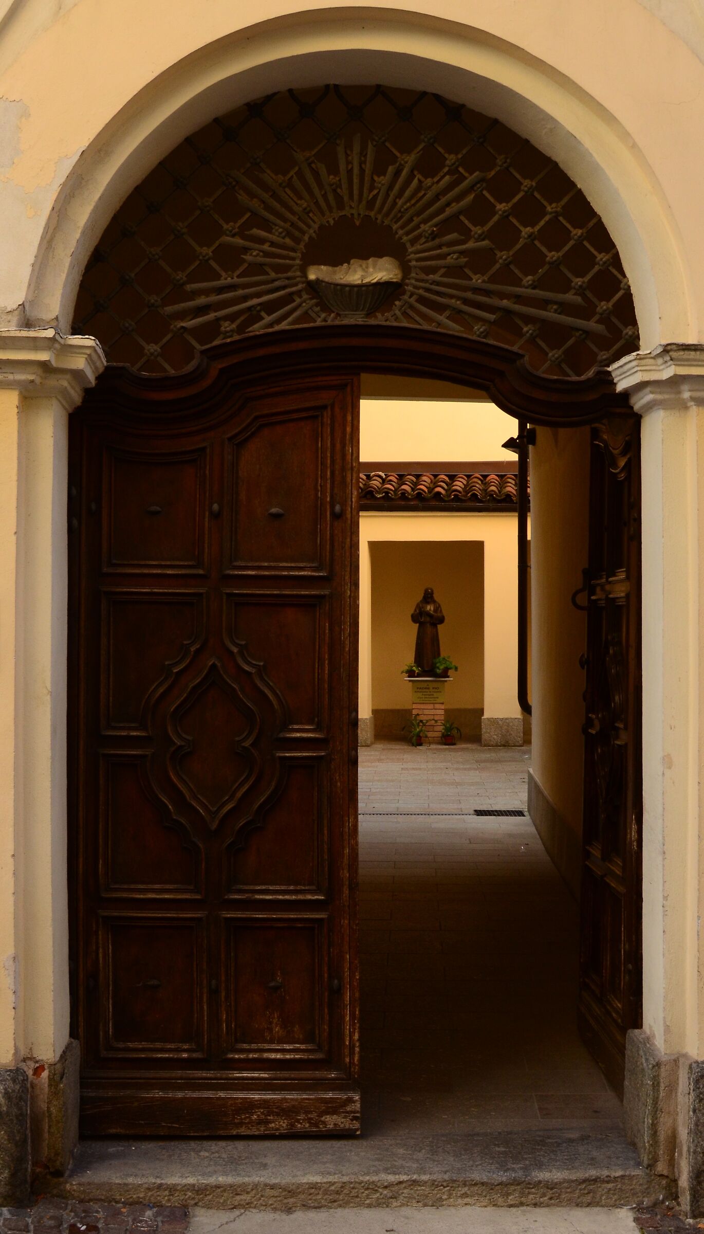 Door with surprise
