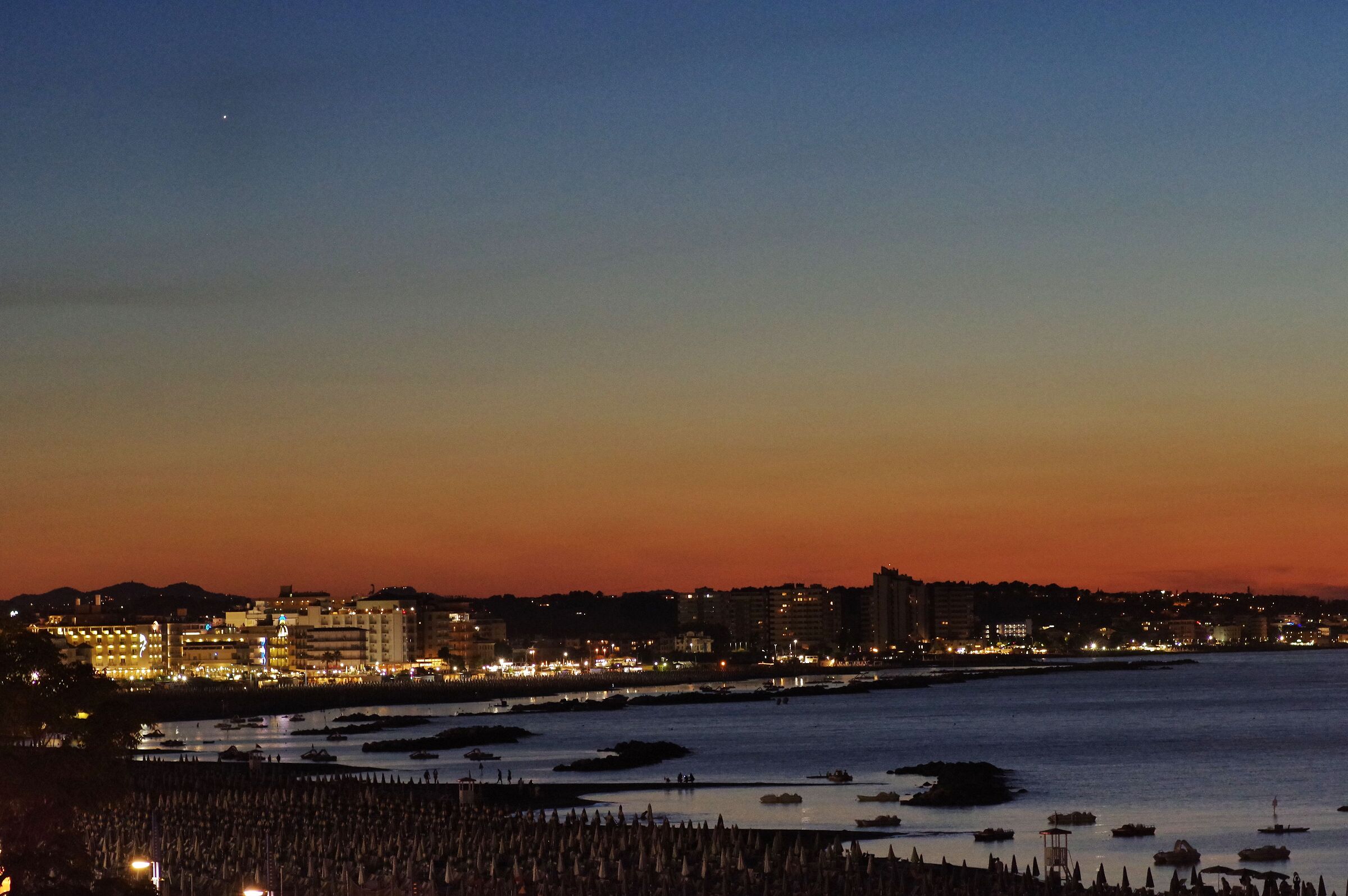 Cattolica with a Ferris wheel