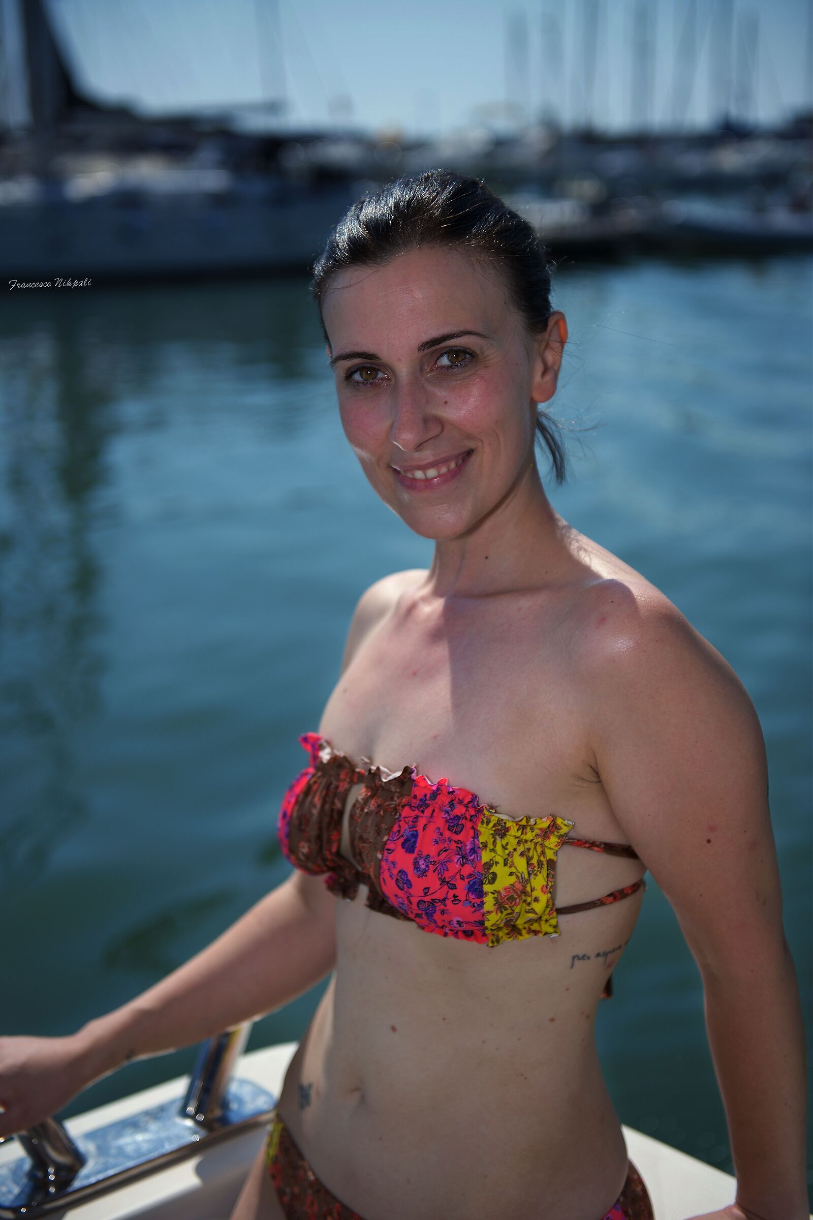 Pronta per il giro in barca